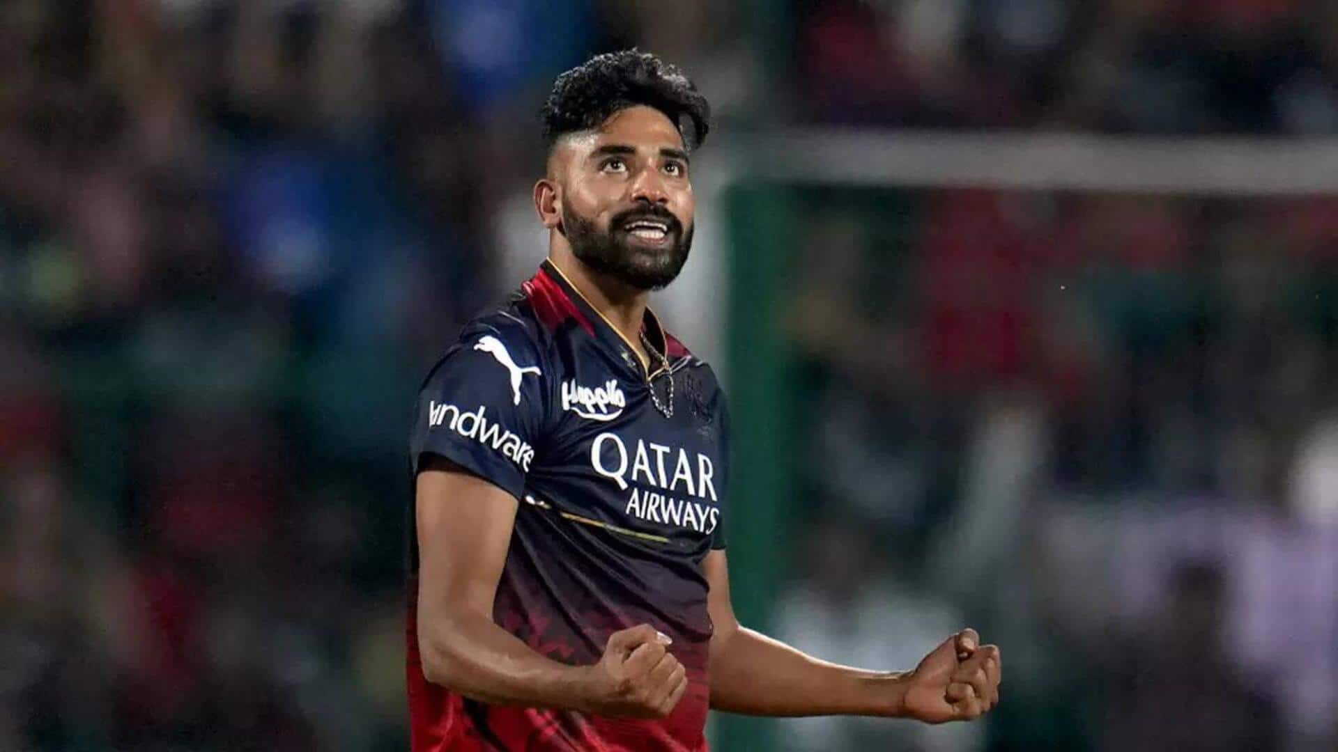 Mohammed Siraj becomes third-highest wicket-taker for RCB in IPL: Stats