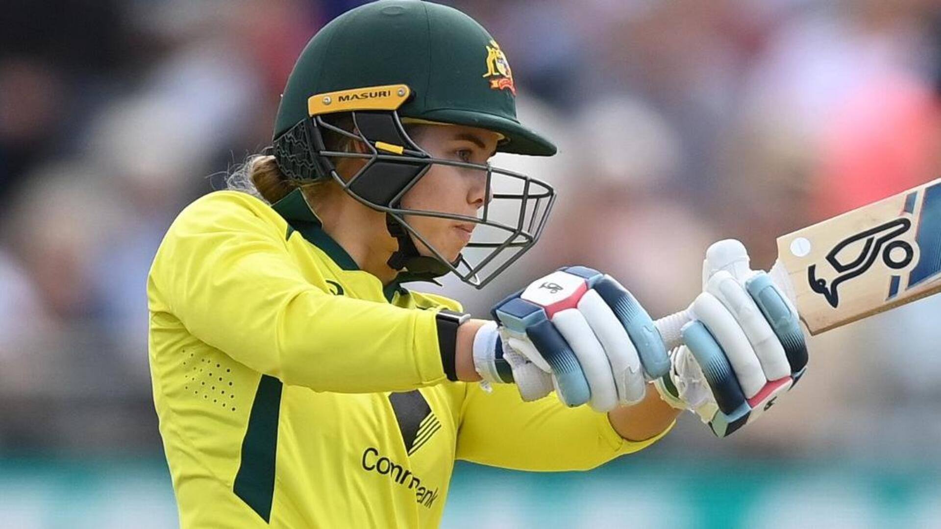 Phoebe Litchfield smashes her fourth WODI fifty: Key stats