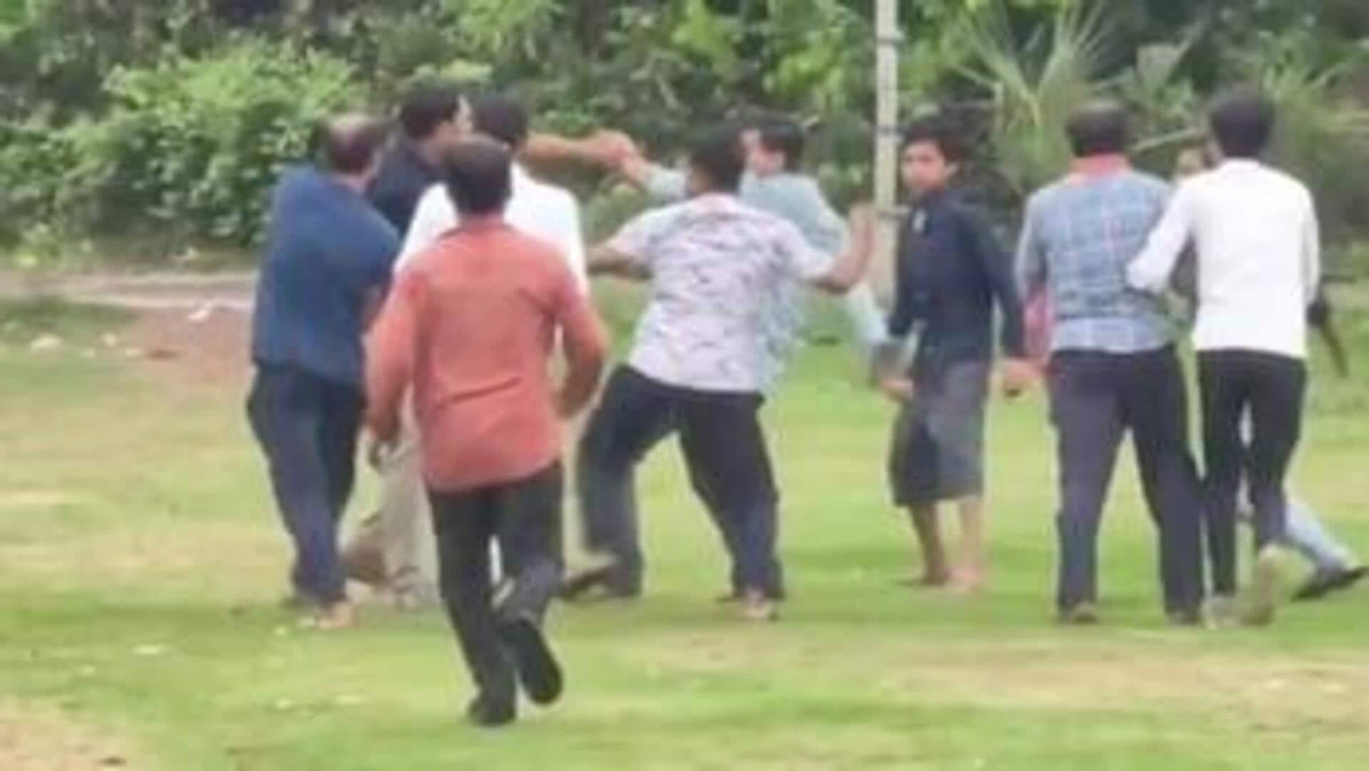 Video: TMC, ISF supporters trade blows over fake polling agents