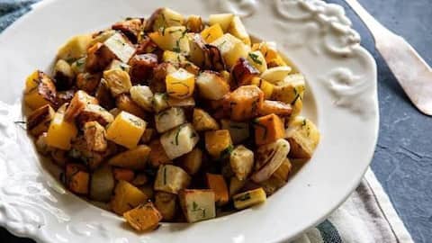 Root vegetable hash: A healthy breakfast option
