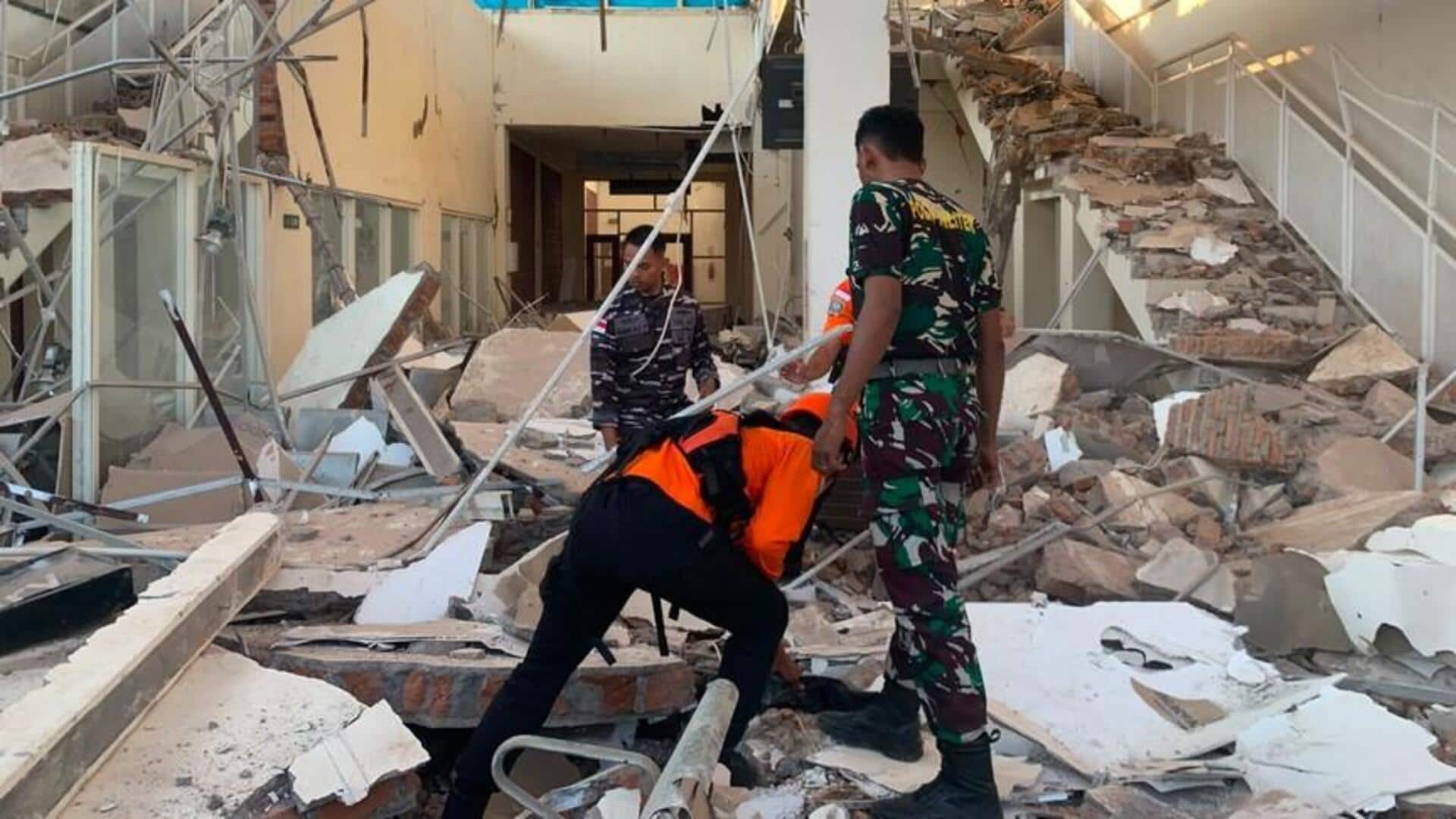 5.9-magnitude earthquake rocks Indonesia days after deadly tremor killed 53