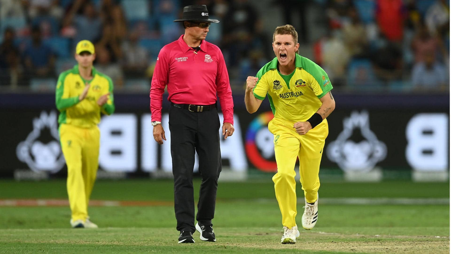 Adam Zampa becomes third Australian spinner with a WC four-fer