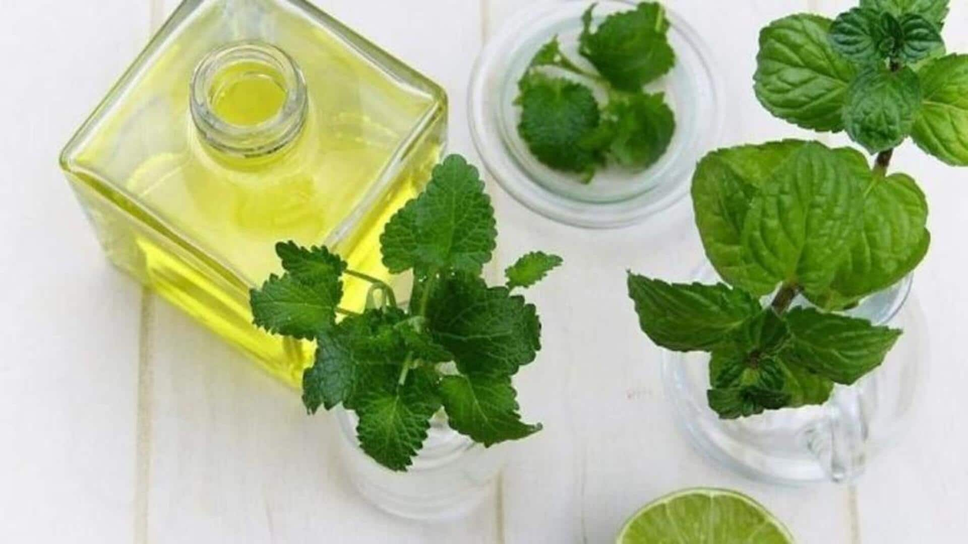 Bergamot mint oil's soothing scent can make your morning calming