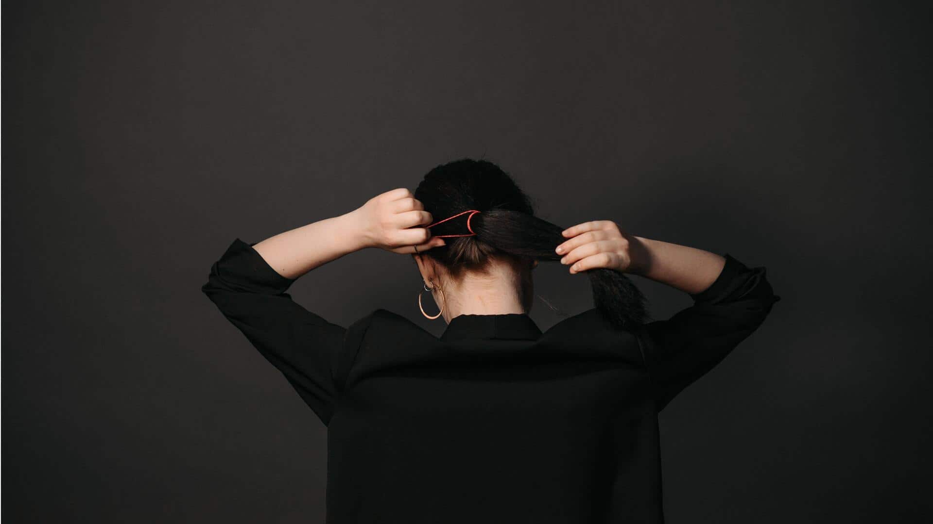 Want a sleek ponytail? Try these bobby pin hacks