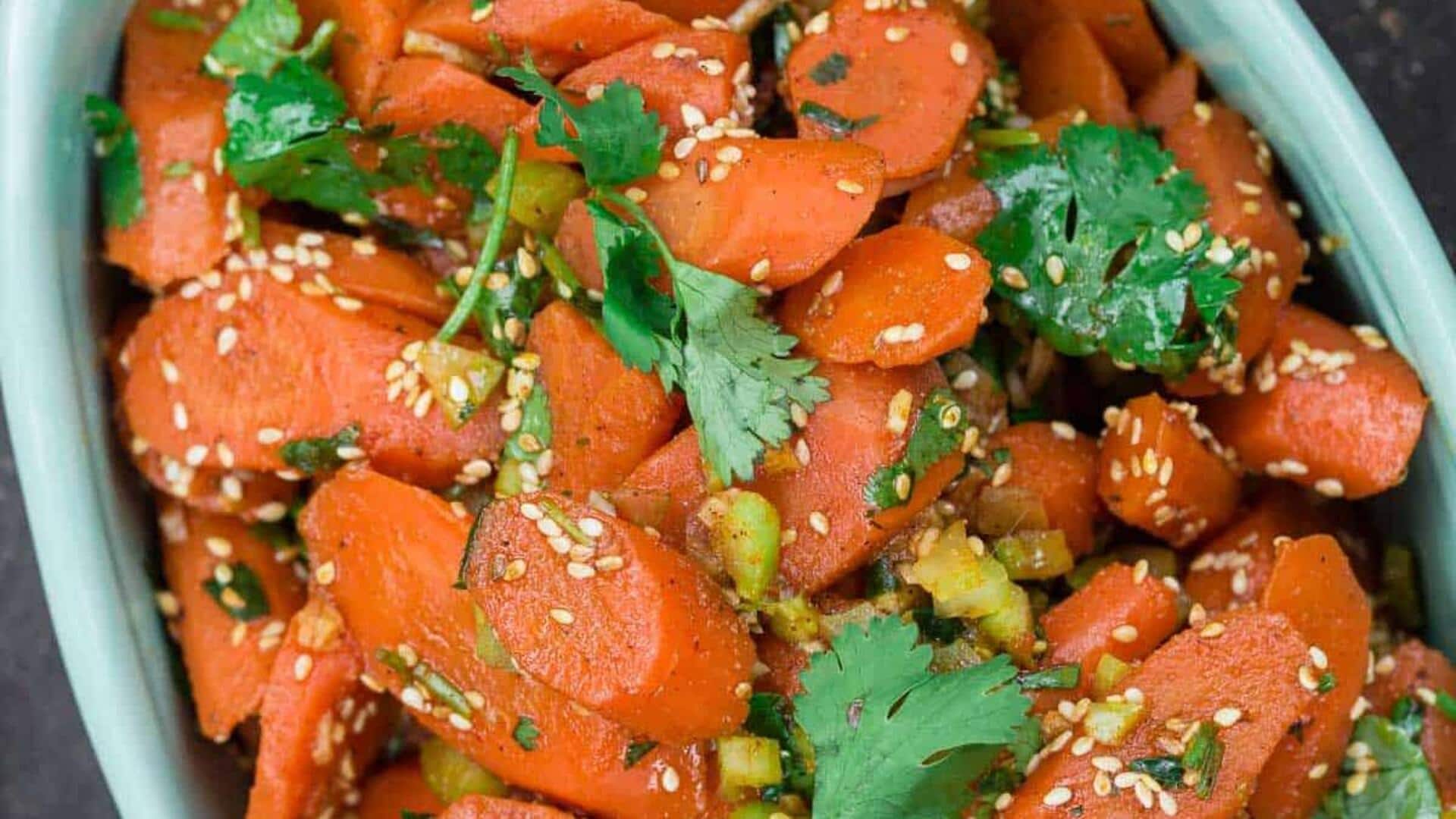 Fancy a unique carrot-fresh coriander dish? Try these