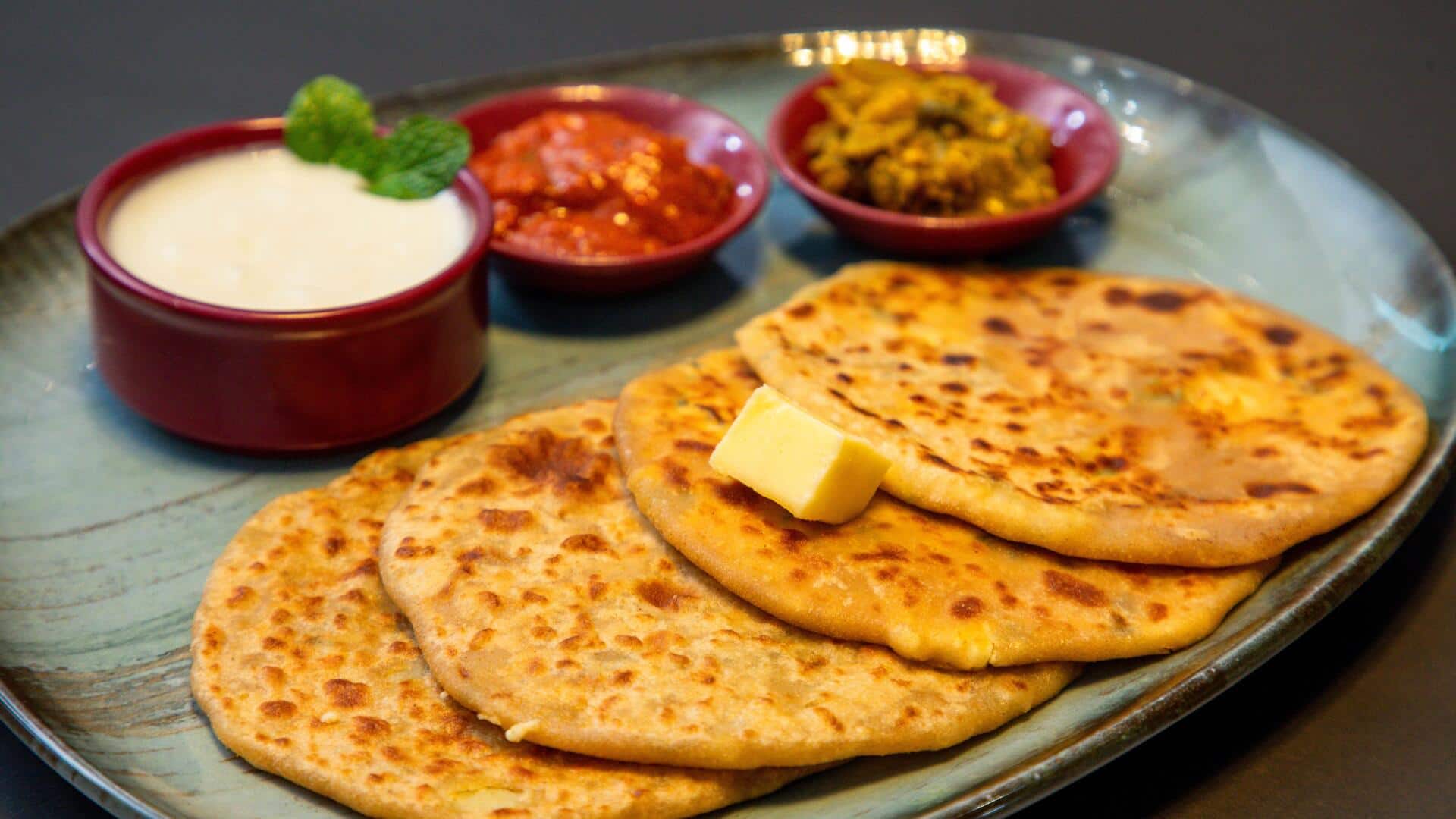 How to make soft and flaky parathas at home