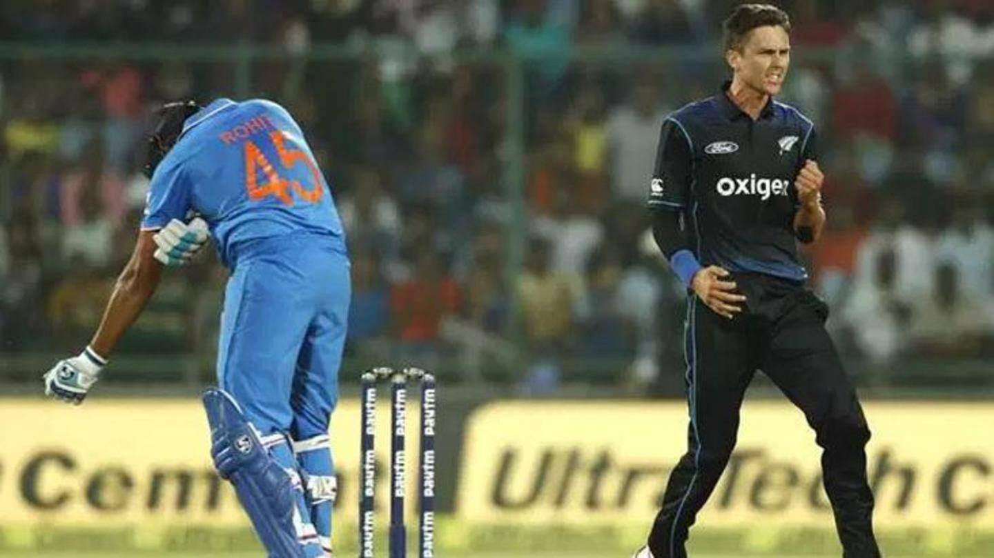 Rohit Sharma vs Trent Boult Rohit Sharma vs Trent Boult