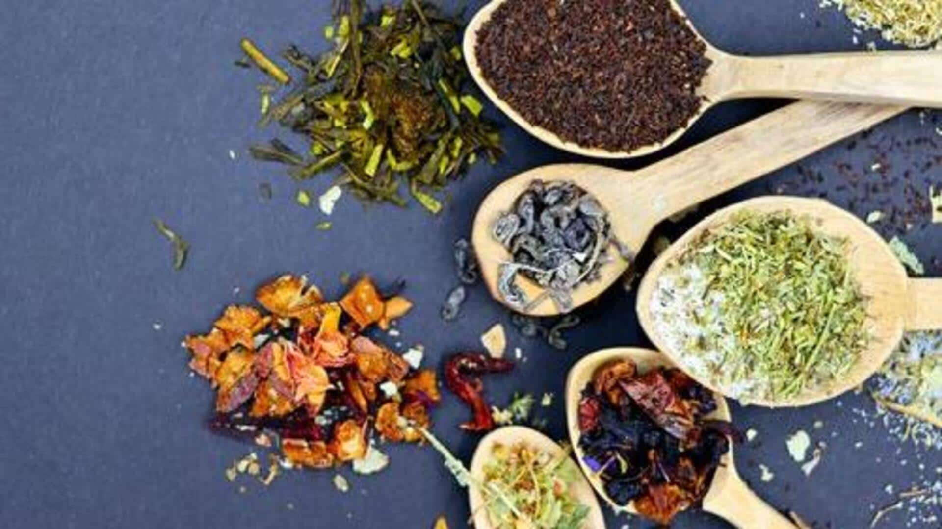 How to make a healthy tea blend