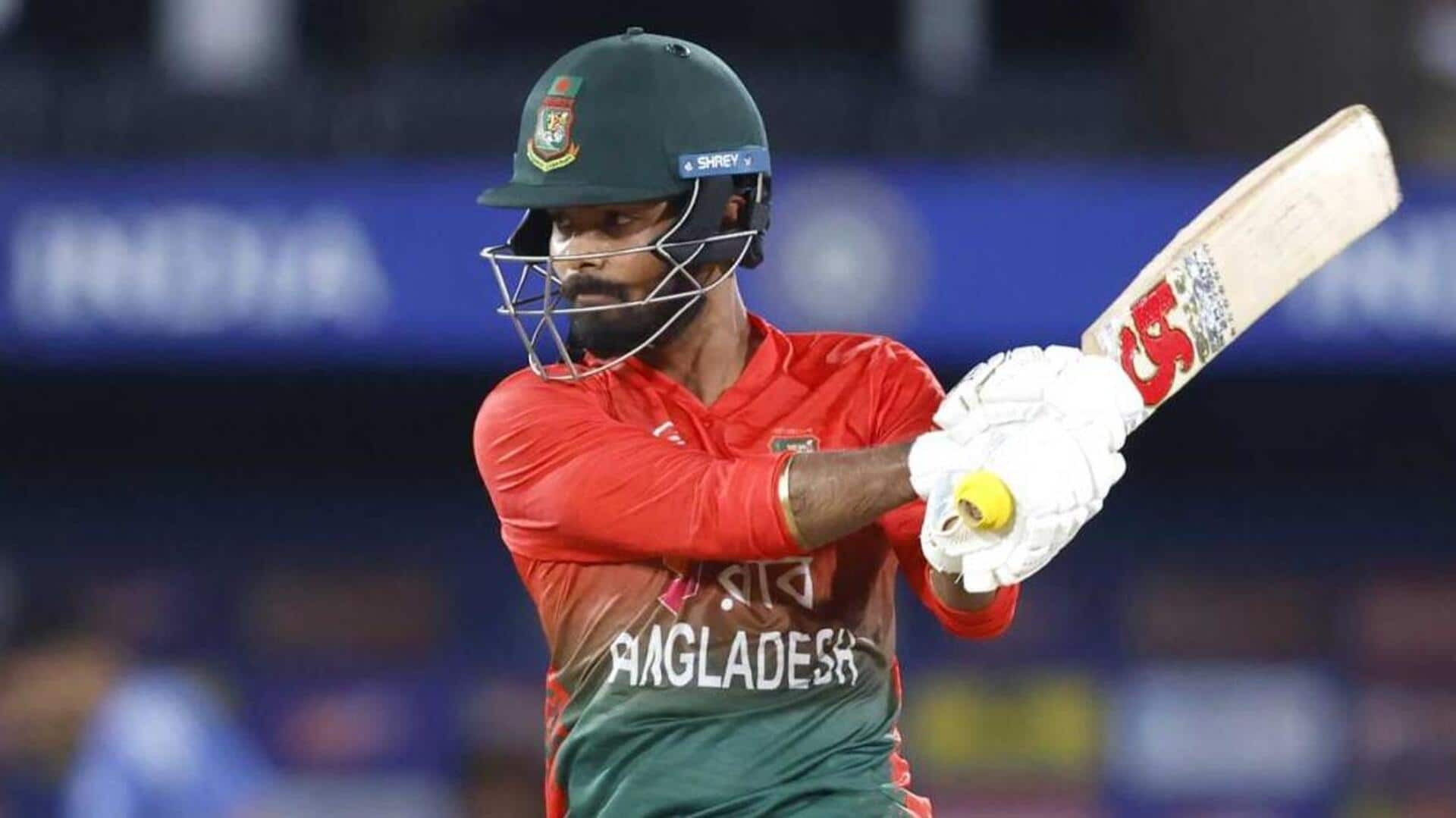 Bangladesh's Towhid Hridoy surpasses 1,500 ODI runs: Decoding his stats
