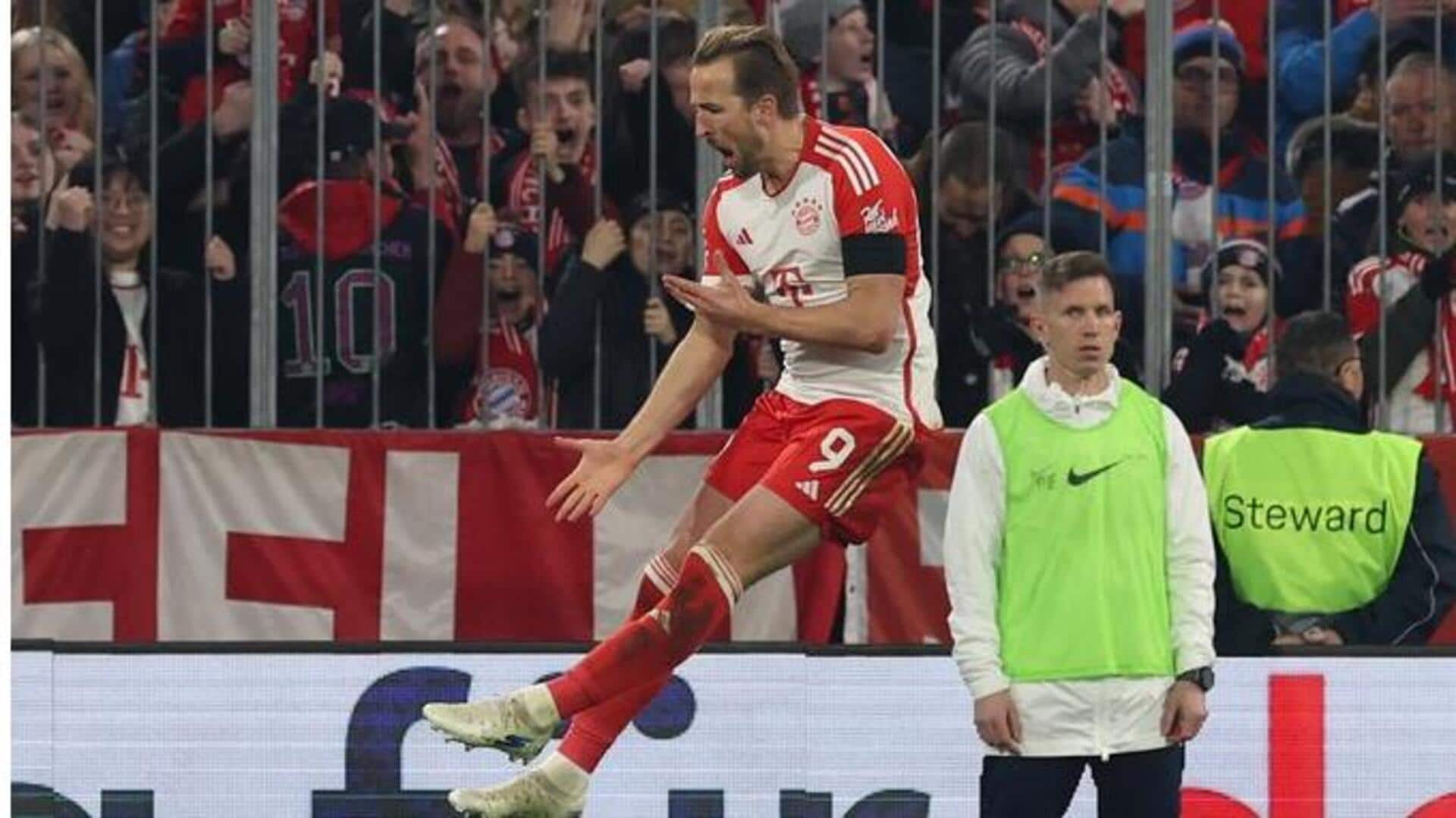 Harry Kane scores brace as Bayern defeat Leipzig 2-1: Stats