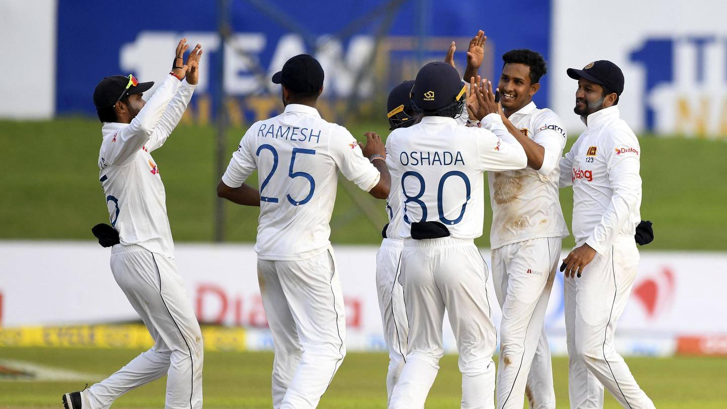 Lanka dismiss both set batters Lanka dismiss both set batters