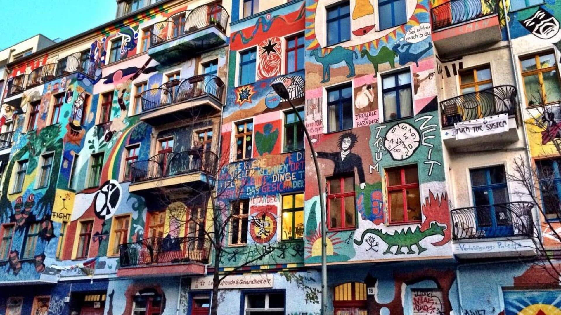 Explore Berlin's vibrant graffiti murals