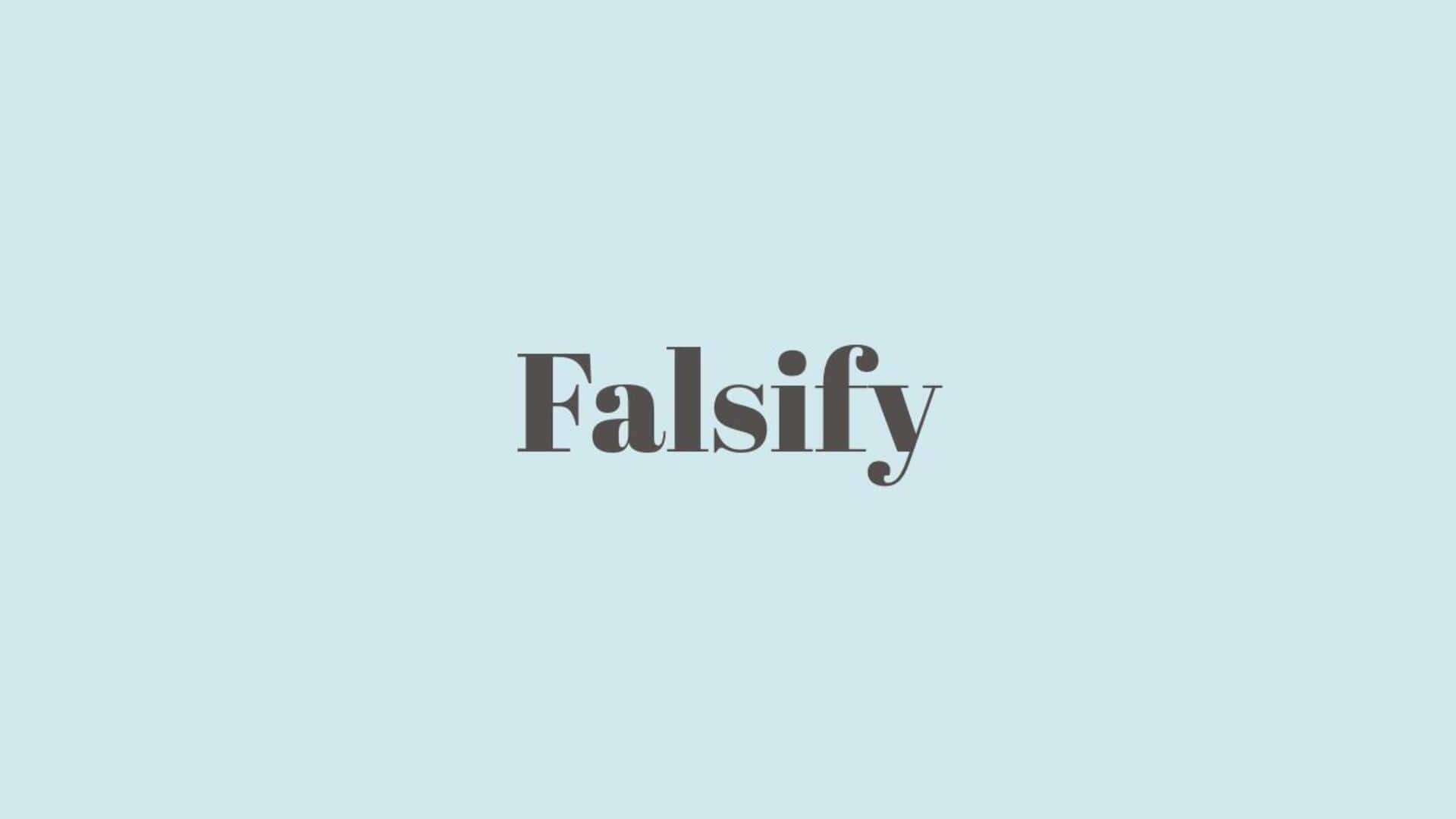 Word of the Day: Falsify