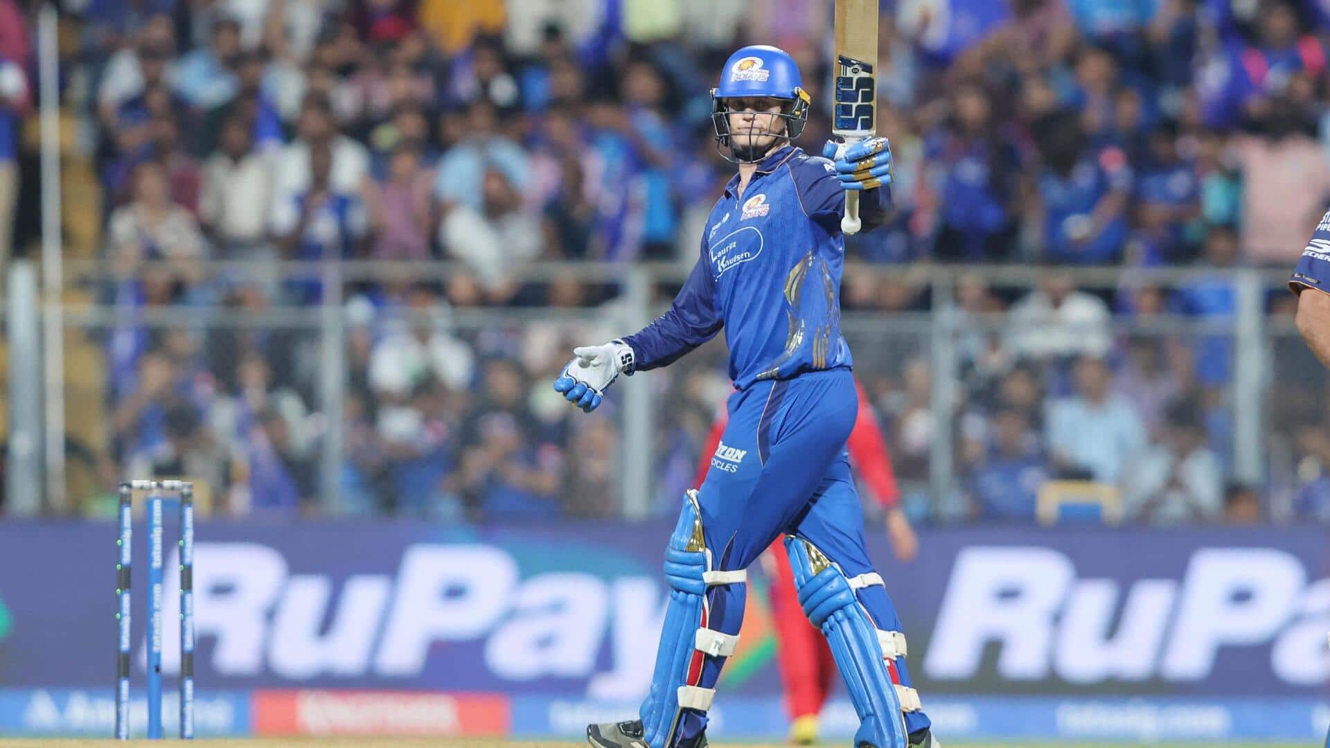 Dissecting Ryan Rickelton's jaw-dropping IPL stats at Wankhede Stadium
