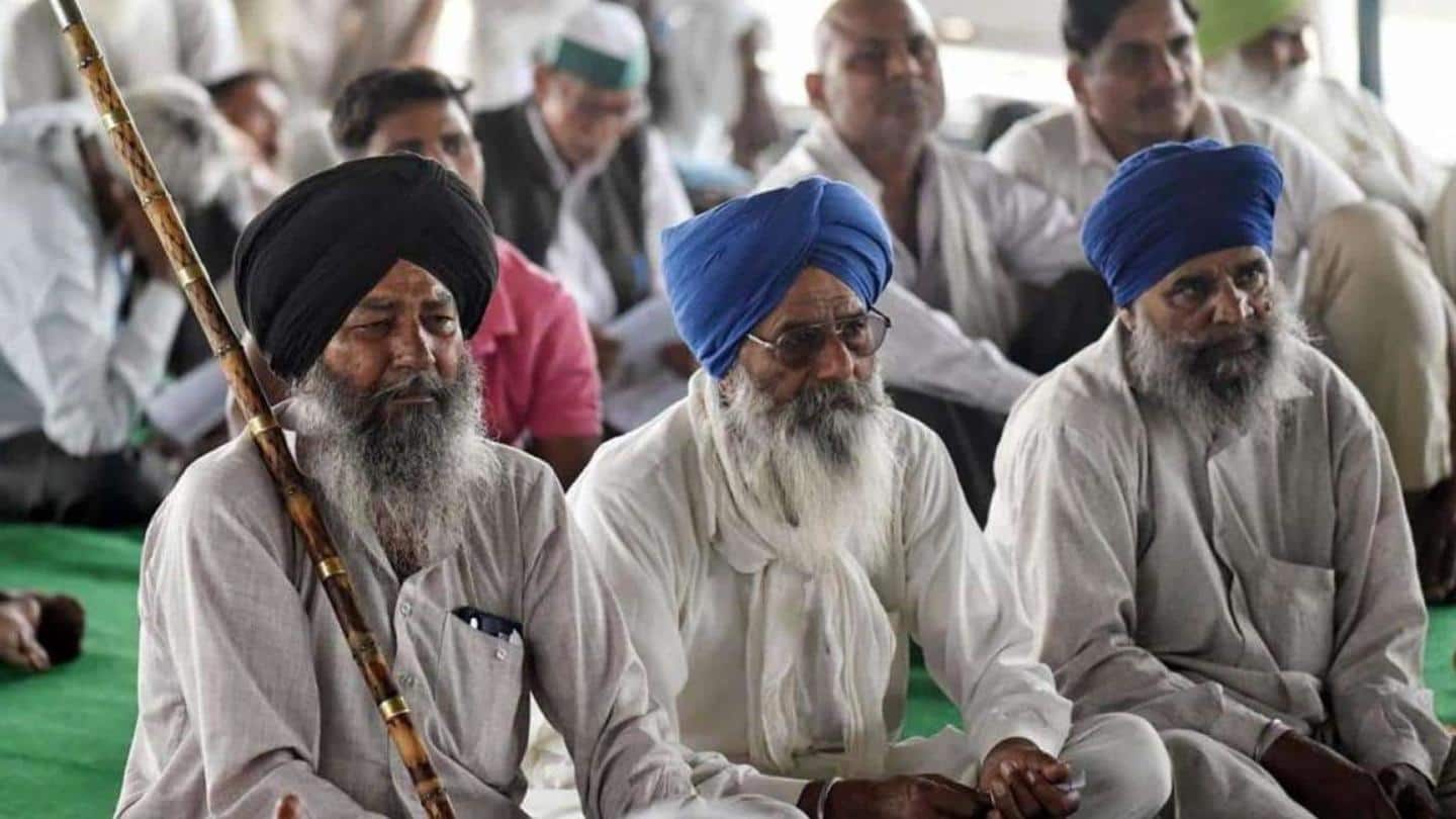 BJP slams farmers' protest over the incident BJP slams farmers' protest over the incident