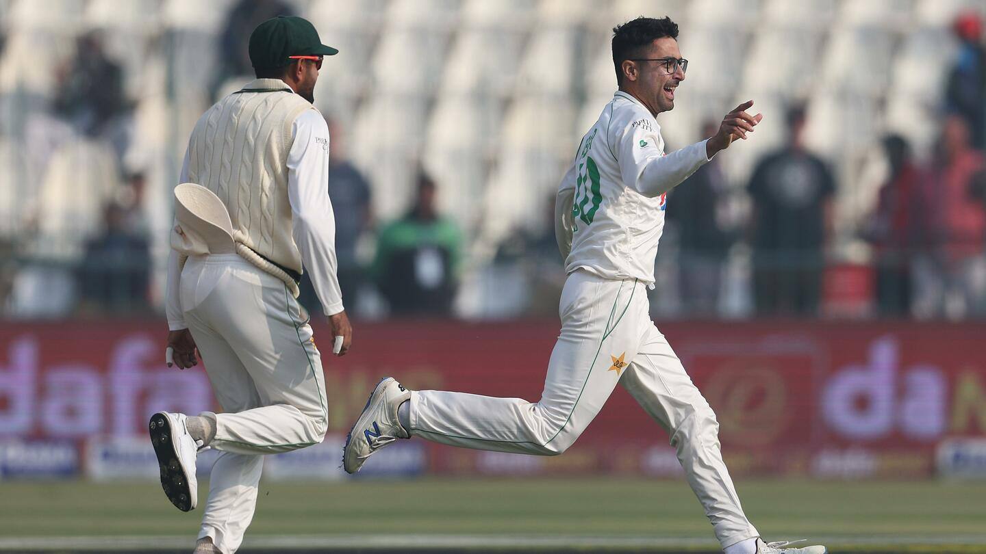 Abrar Ahmed registers fifer on Test debut, enters record books