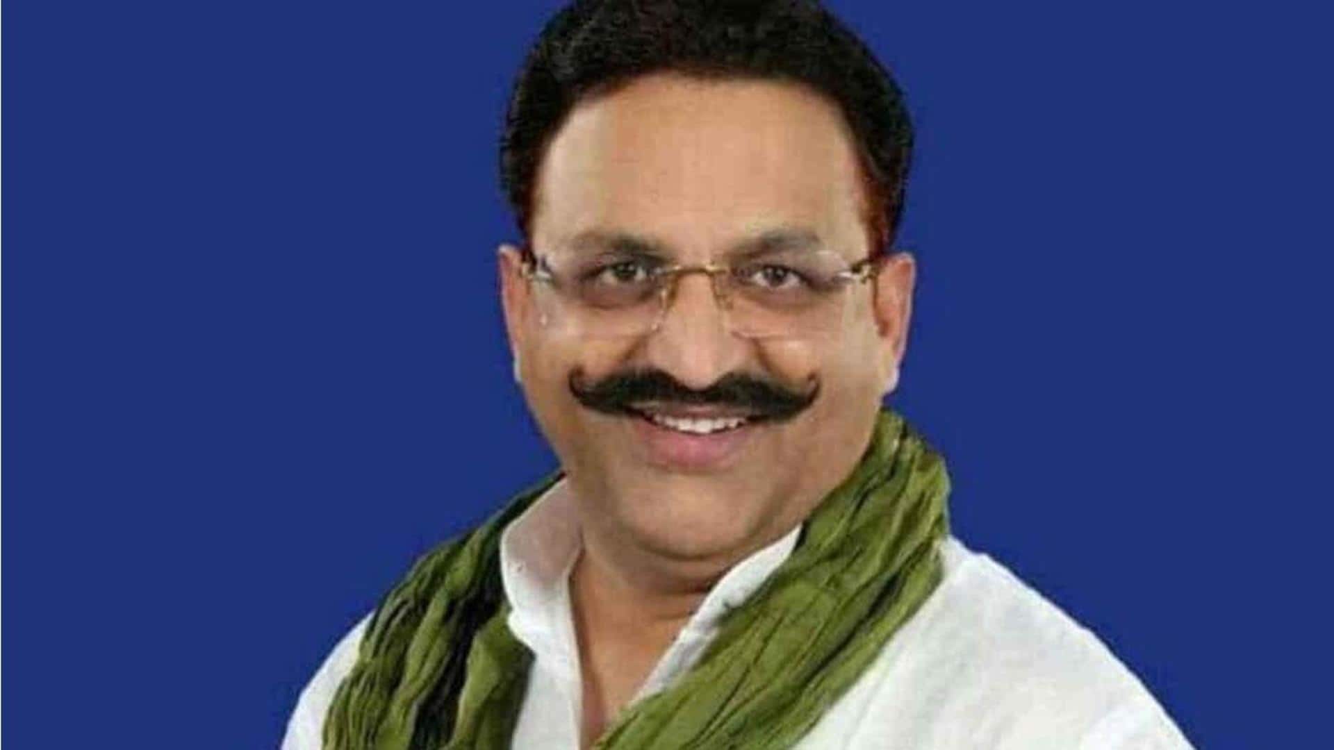 Gangster-politician Mukhtar Ansari sentenced to 10 years in jail