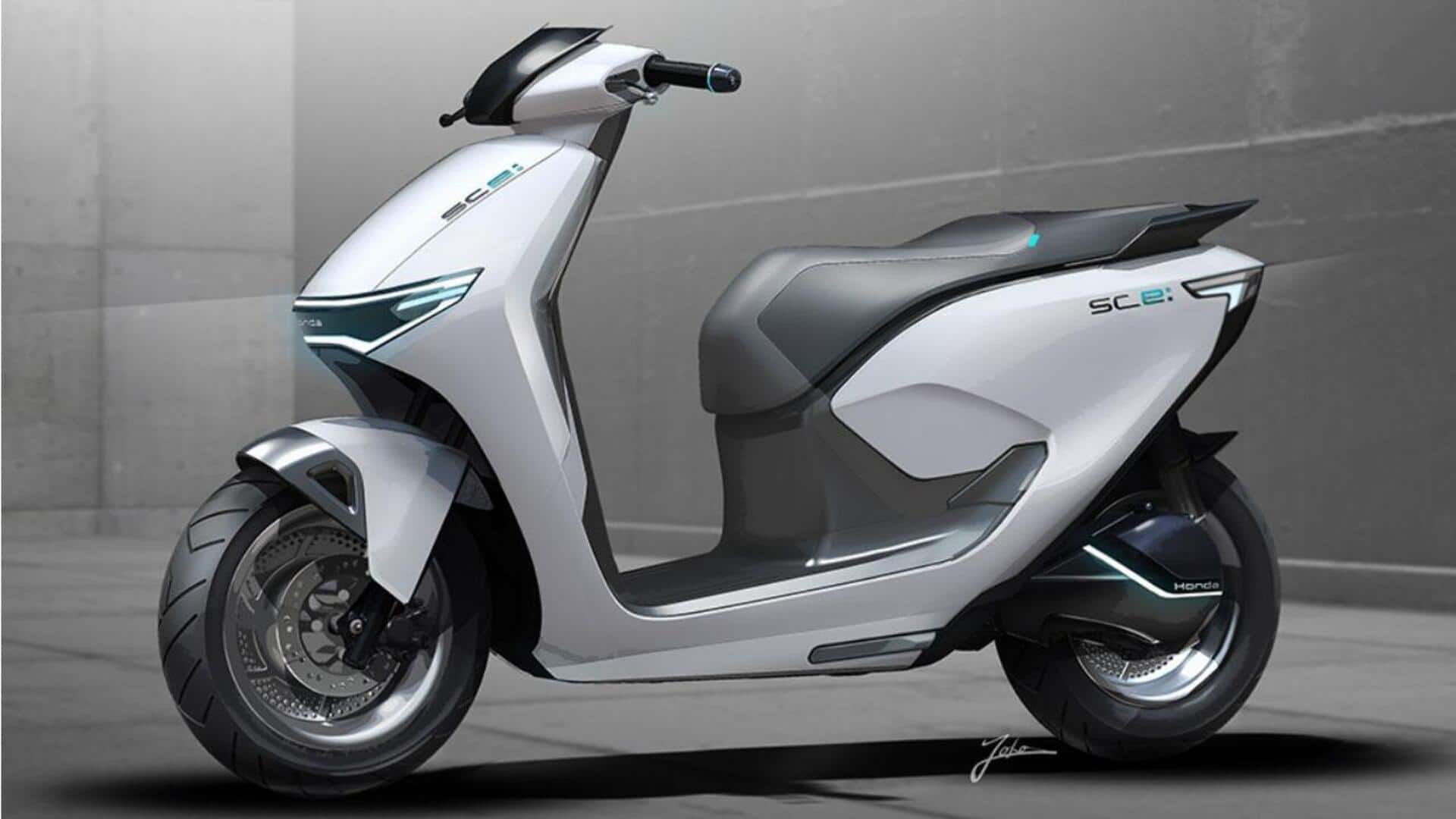 Honda reveals SC e scooter with stylish looks, swappable batteries