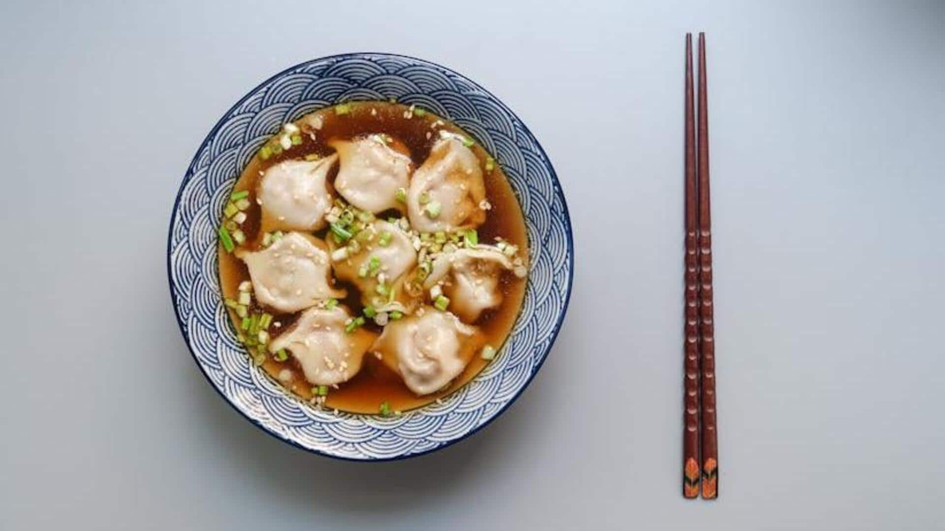 Make Korean kimchi dumplings at home with this recipe