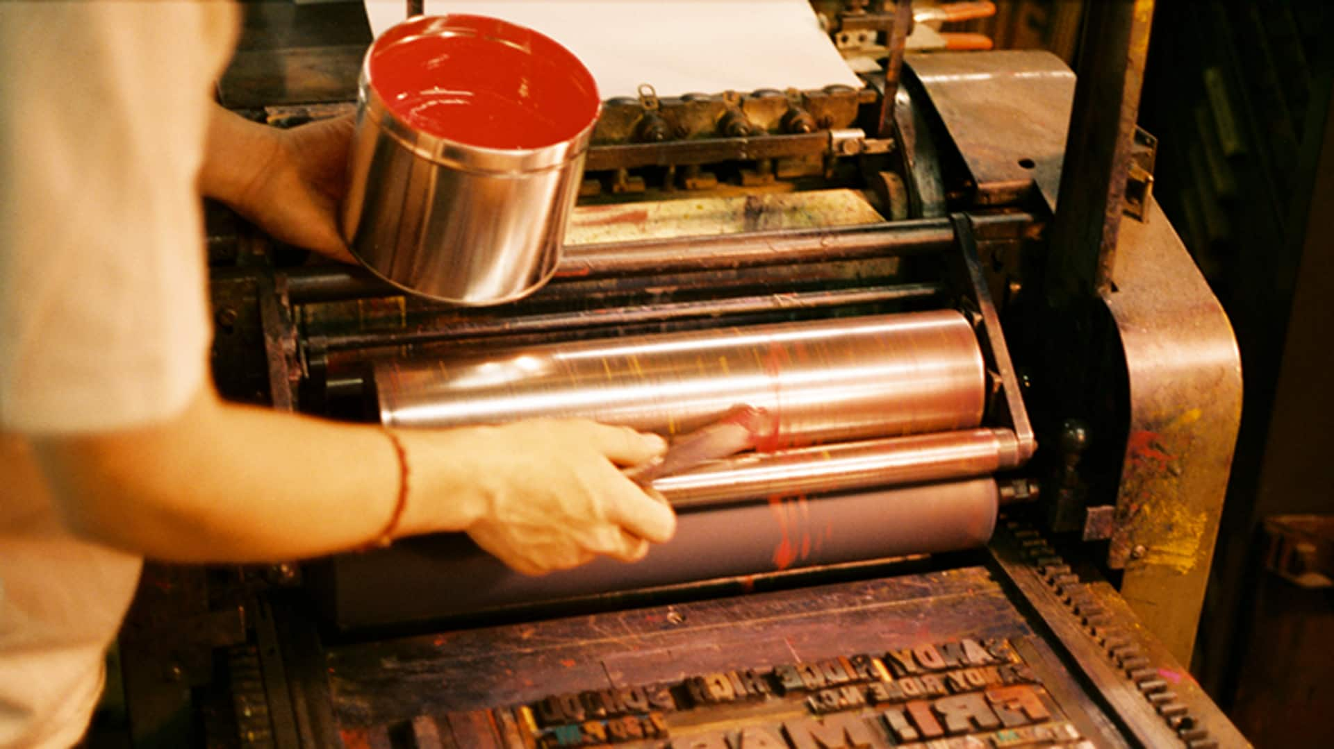 Mastering letterpress printing at home. Here's how