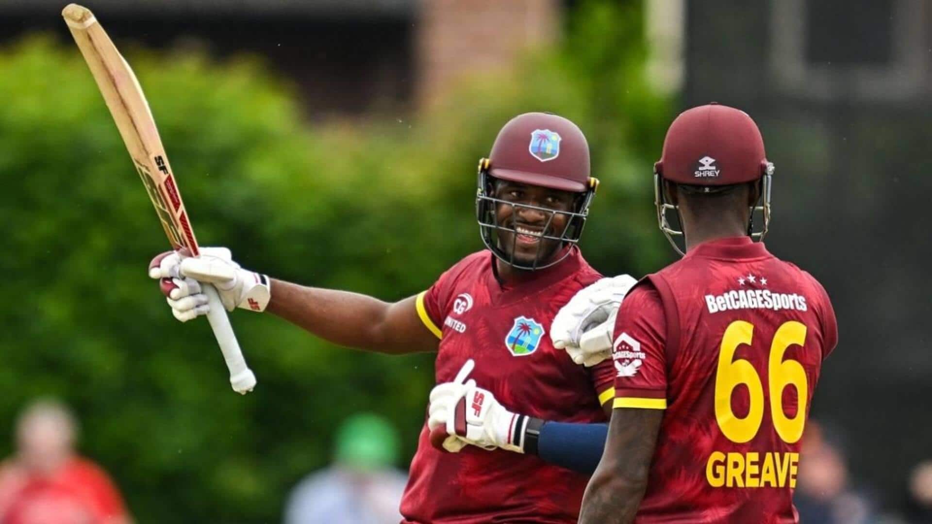 Matthew Forde matches AB de Villiers's fastest ODI fifty record Matthew Forde matches AB de Villiers's fastest ODI fifty record