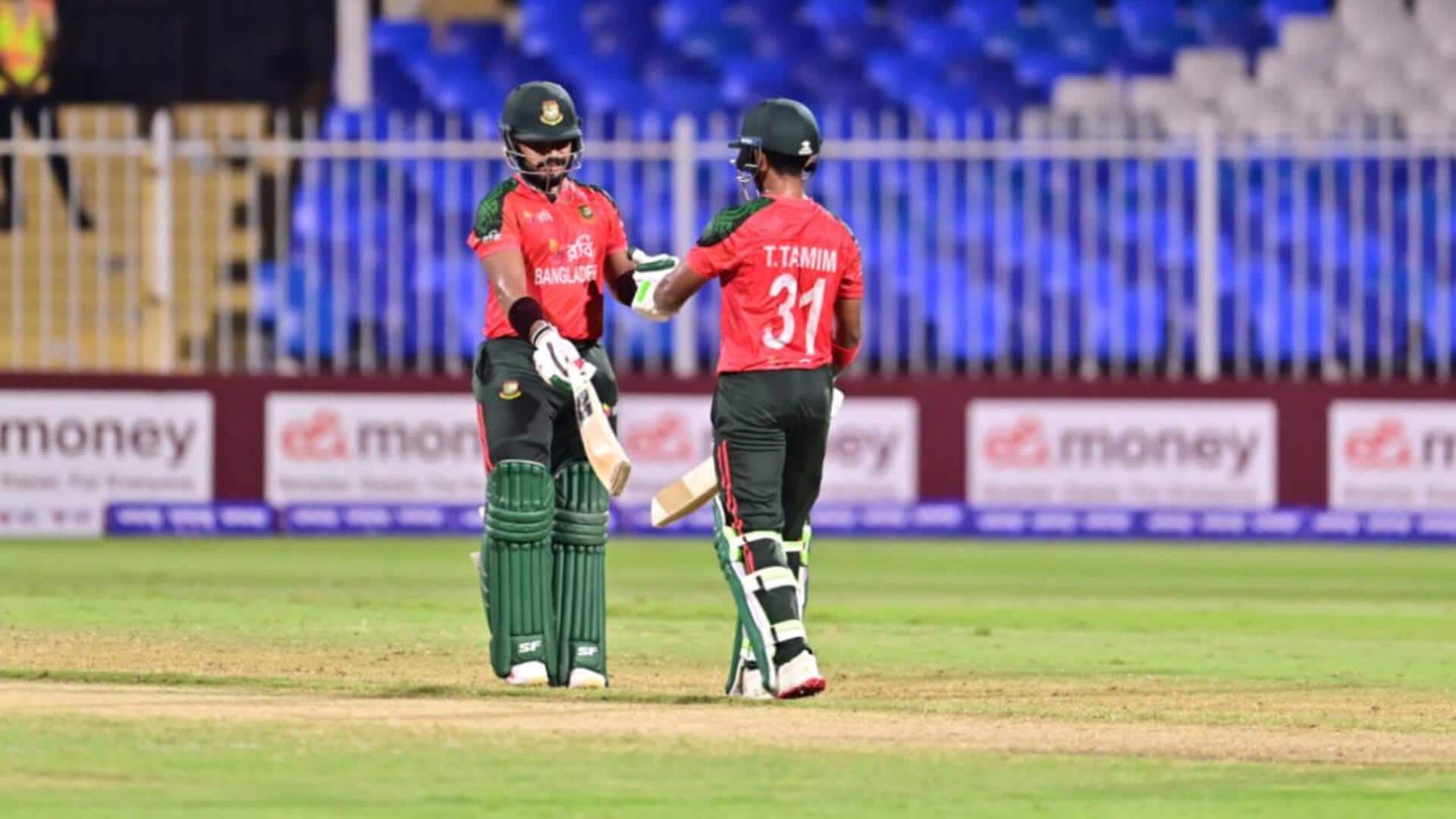 Tanzid, Emon script history with century stand vs Afghanistan (T20Is)