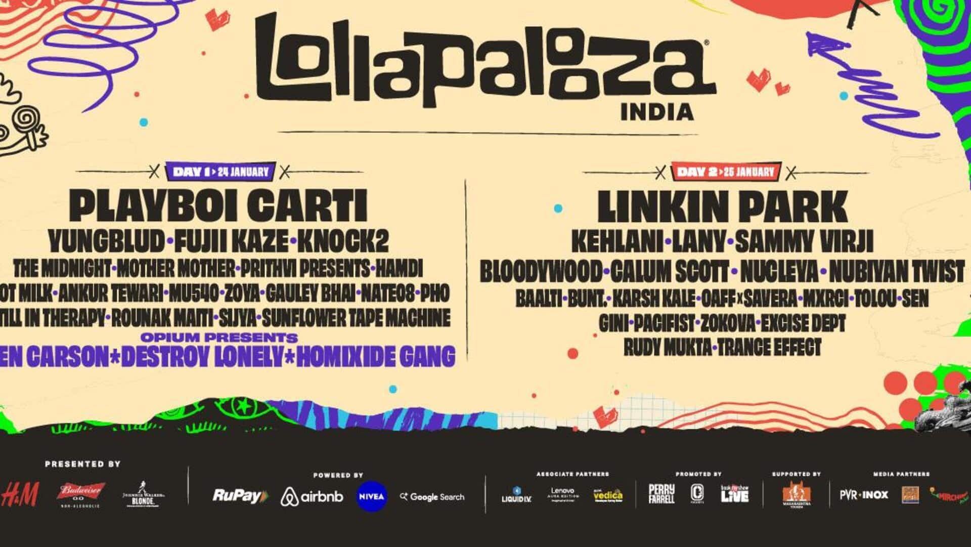Lollapalooza 2026 this weekend: Linkin Park, Playboi Carti to perform 