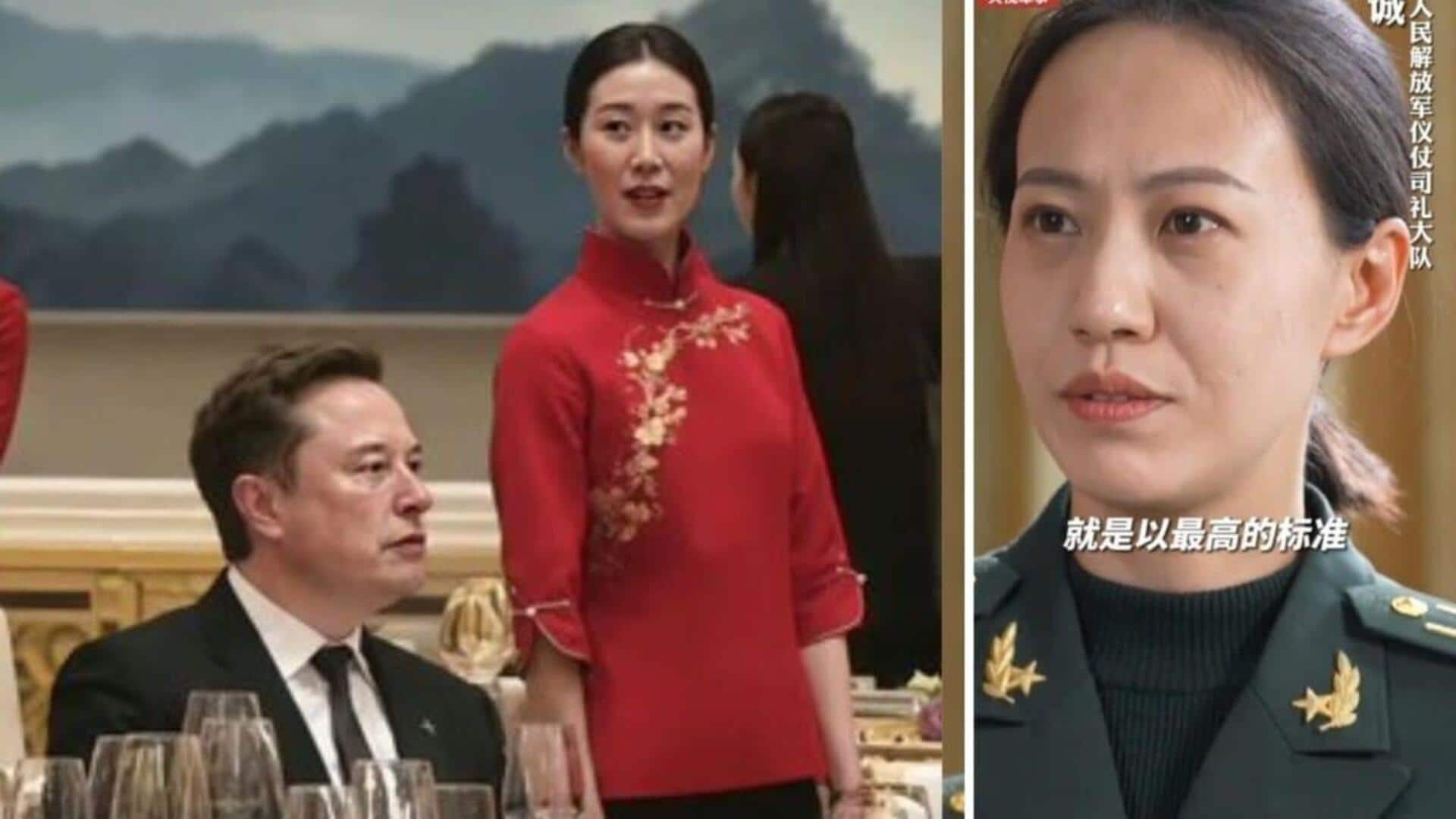 Blogger claims Chinese general disguised as waitress spied on Musk