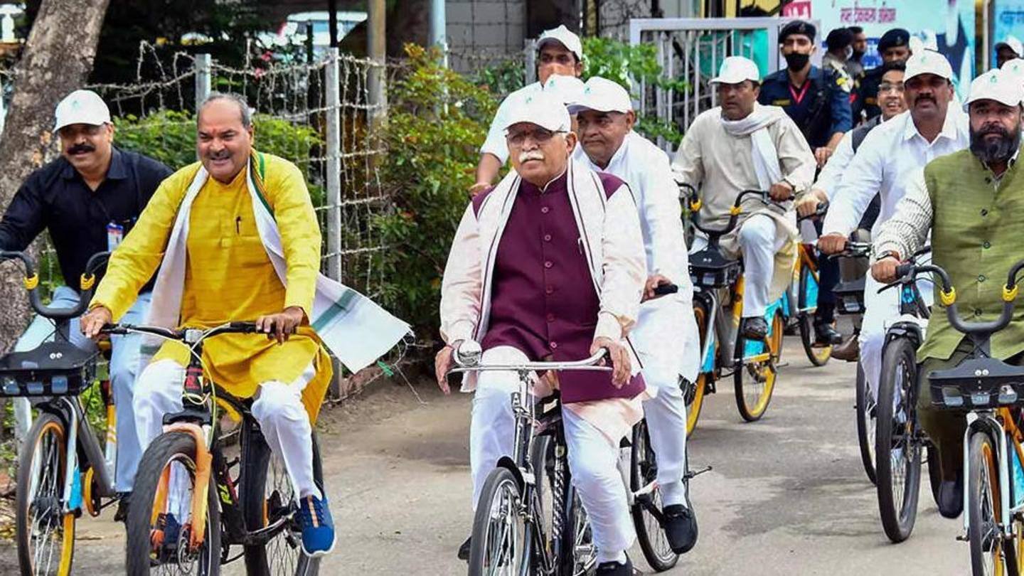 Khattar has cycled the distance in the past also Khattar has cycled the distance in the past also