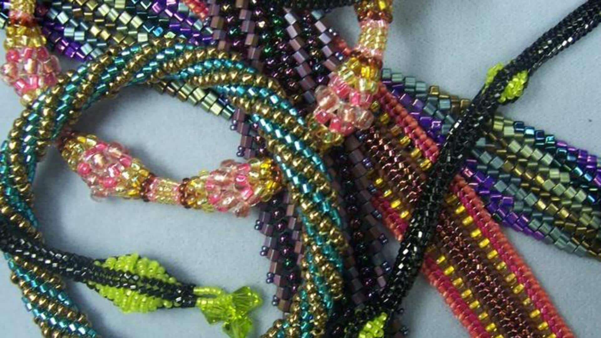 Developing patience through bead weaving