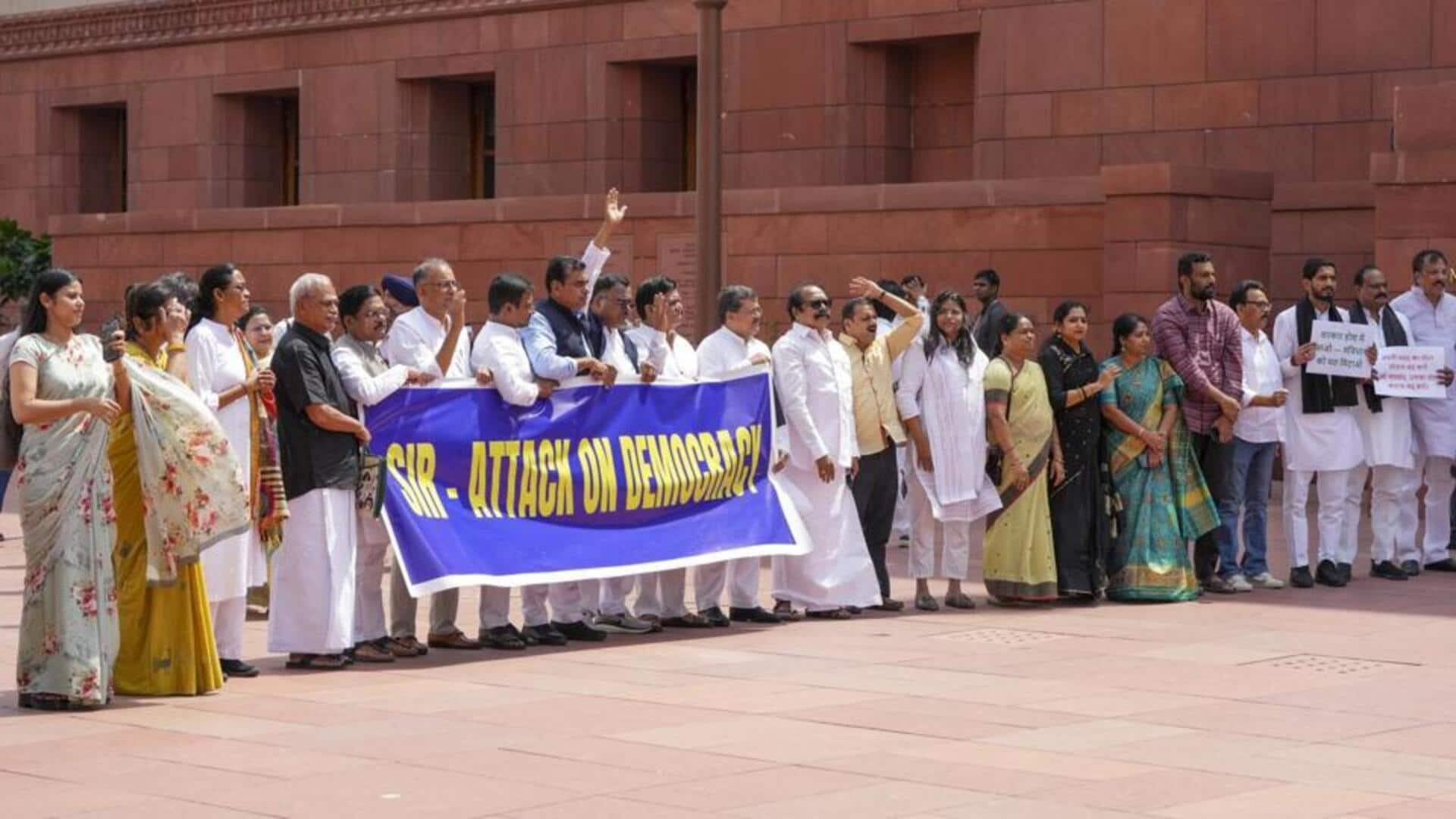 Opposition MPs called to LS speaker's office after SIR uproar 