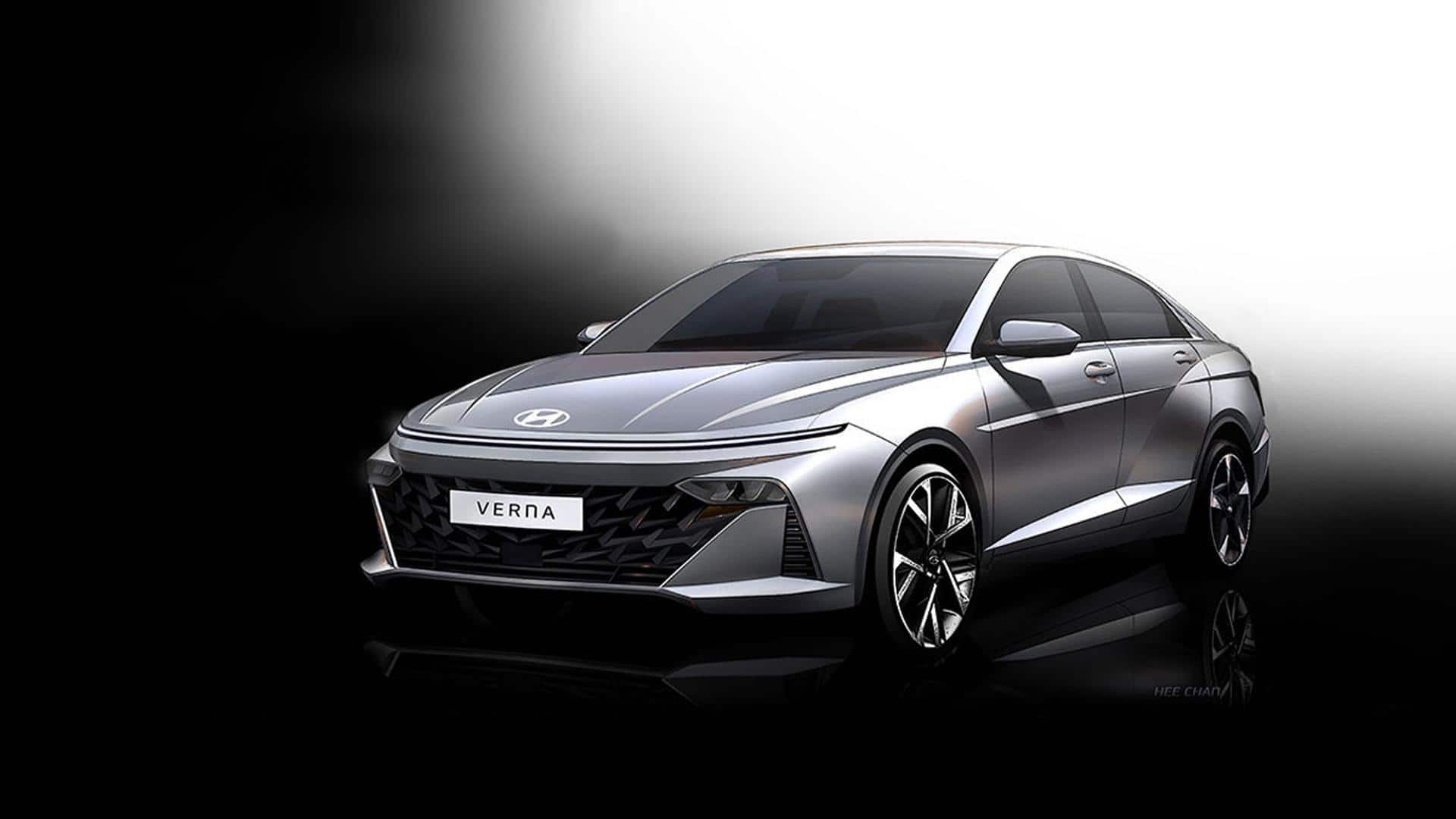 2023 Hyundai VERNA sedan teased prior to launch: Check design