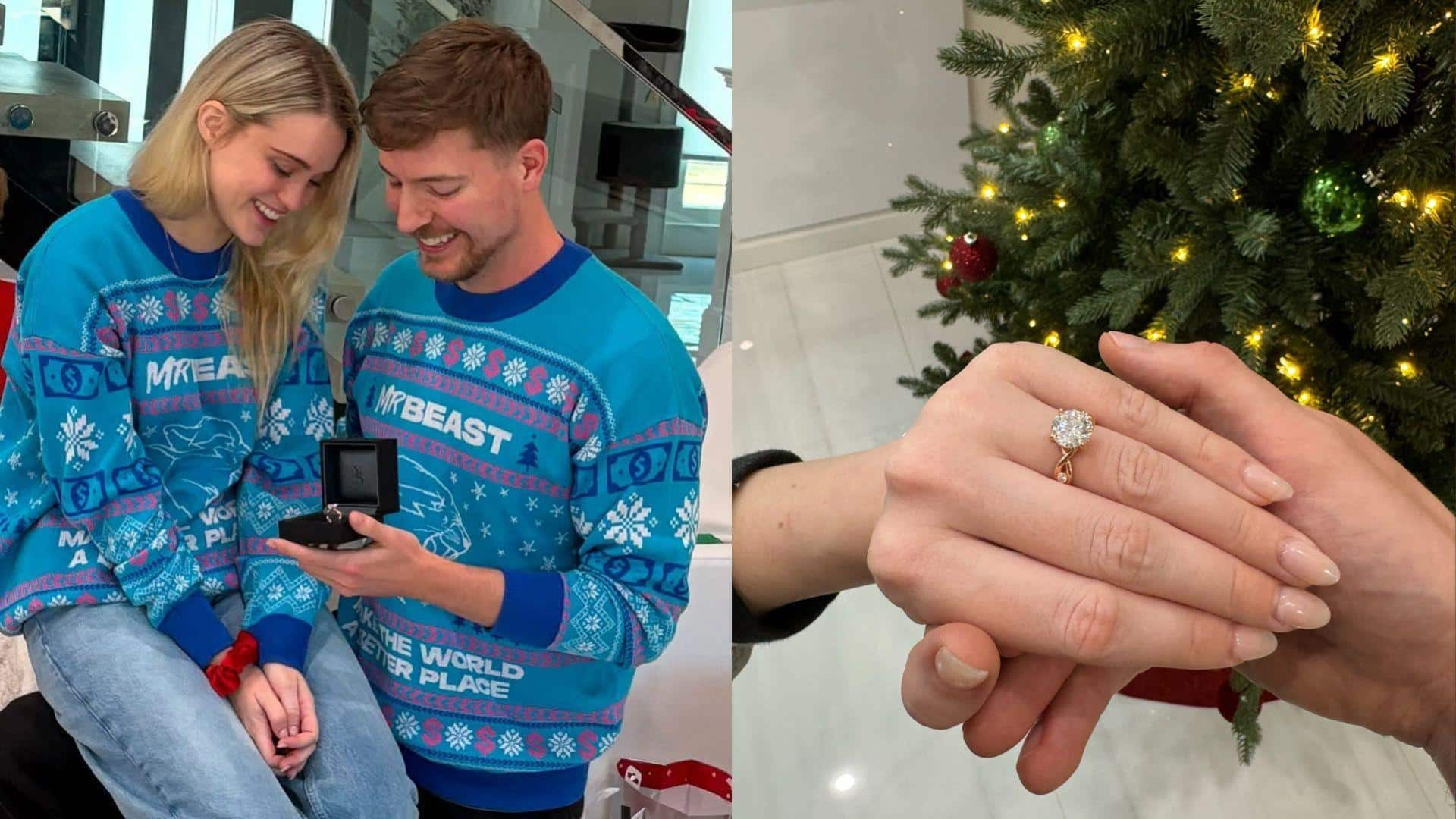 MrBeast engaged to YouTuber Thea Booysen; teases 'intimate island' wedding