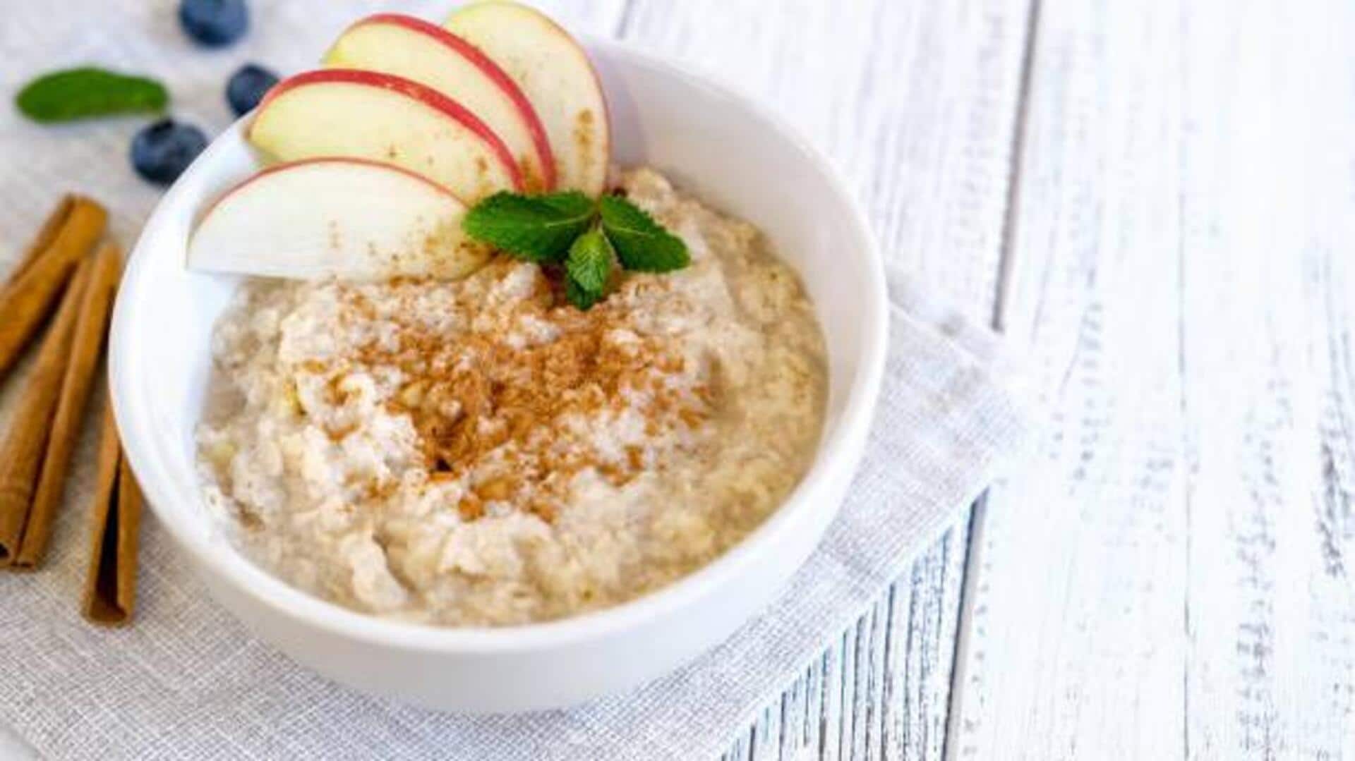 Quick and delicious: Apple-thyme oatmeal