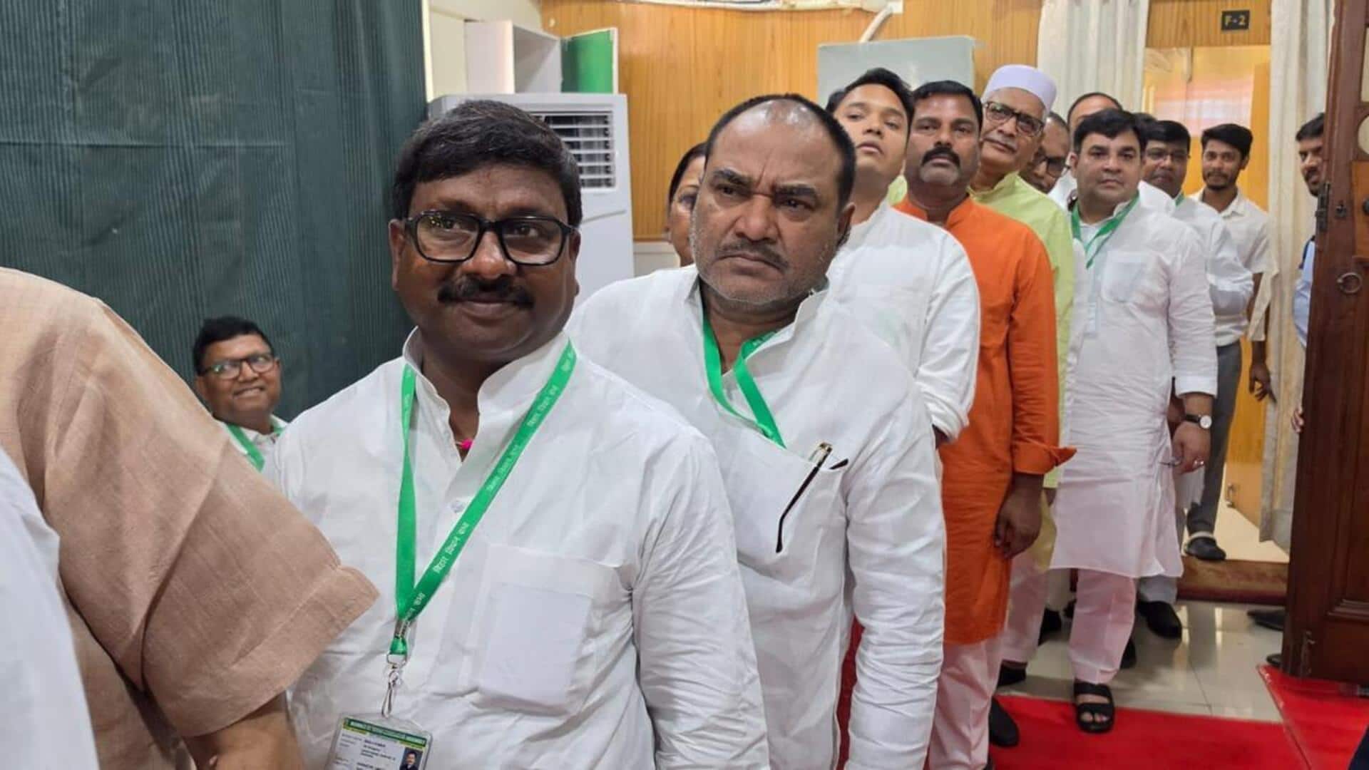 Bihar: 4 Mahagathbandhan MLAs missing during Rajya Sabha voting