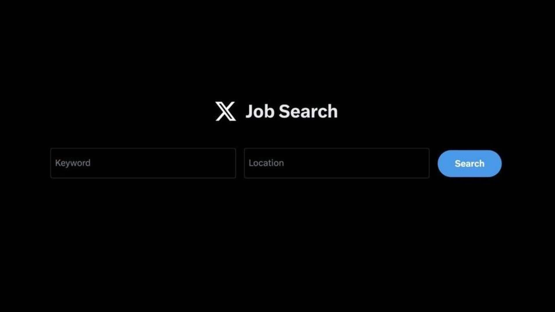 You can now use X to find jobs: Here's how