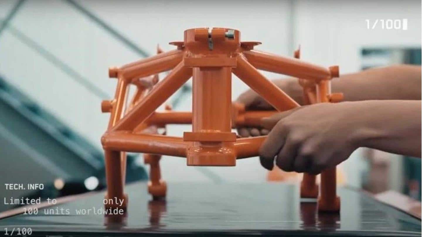It will be built around a steel trellis frame It will be built around a steel trellis frame