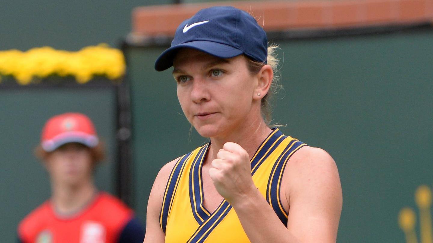 Halep marks her 10th Indian Wells appearances with a win Halep marks her 10th Indian Wells appearances with a win