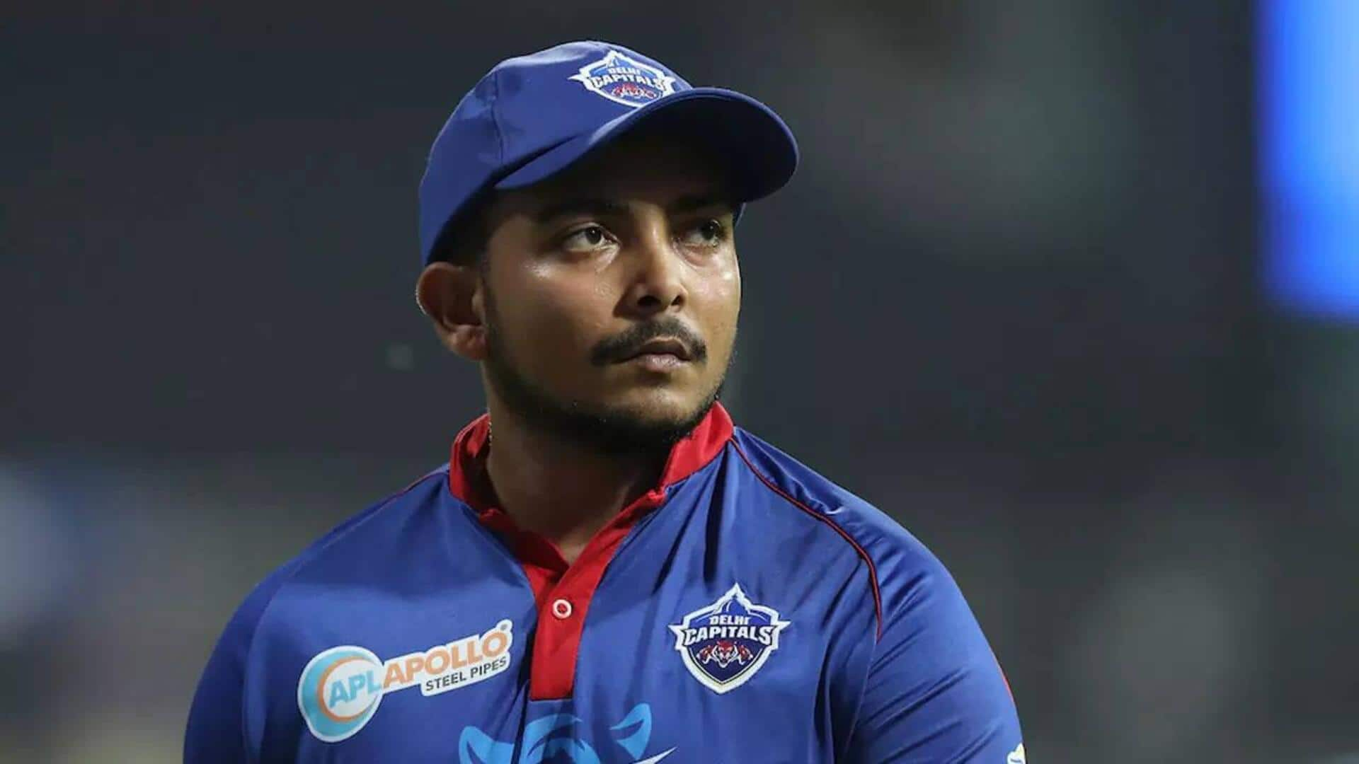 Prithvi Shaw included in Mumbai's probables for SMAT 2024