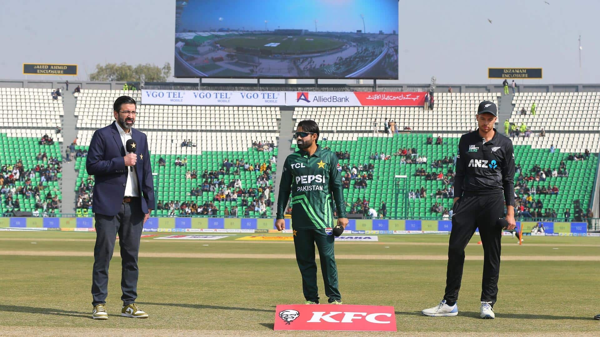 Mitchell Santner, Matt Henry take 3-fers in ODI tri-series opener