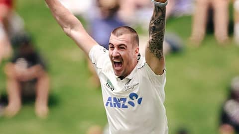 NZ's Blair Tickner celebrates Test comeback with four-fer: Stats 