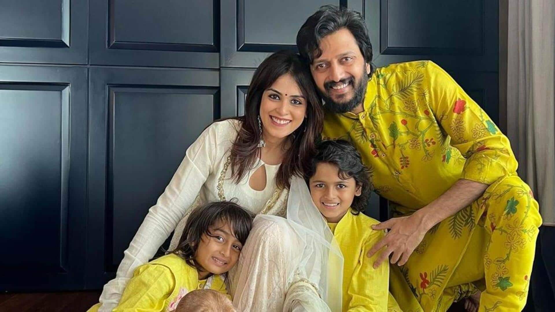 Did you spot Riteish-Genelia Deshmukh's son in 'Raja Shivaji' trailer?