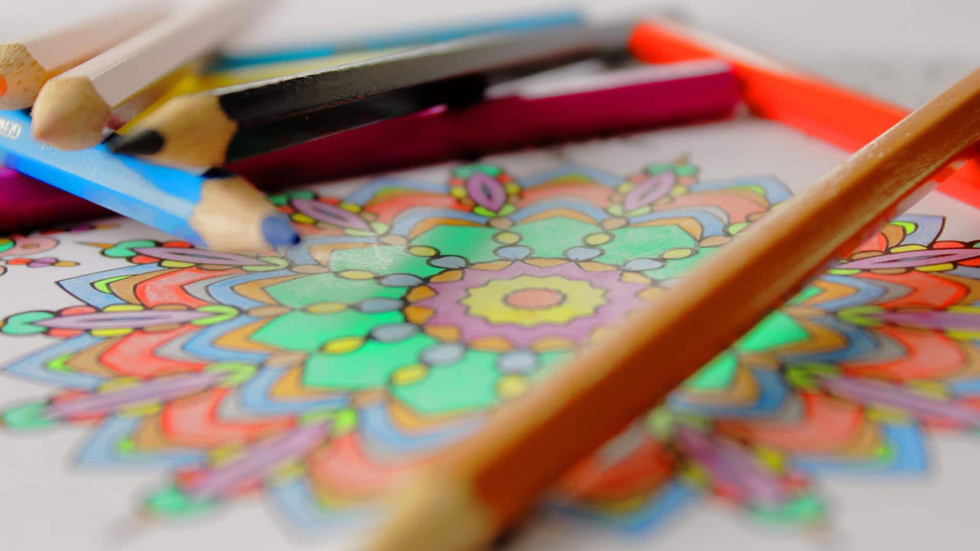 Try these colorful drawing ideas when you need to focus
