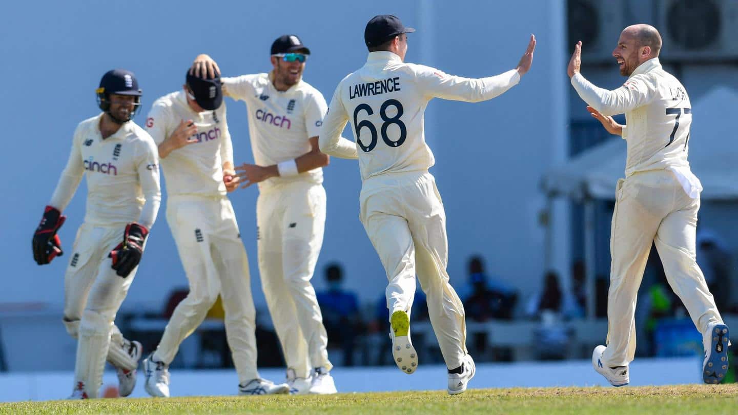 West Indies vs England: 1st Test ends in draw