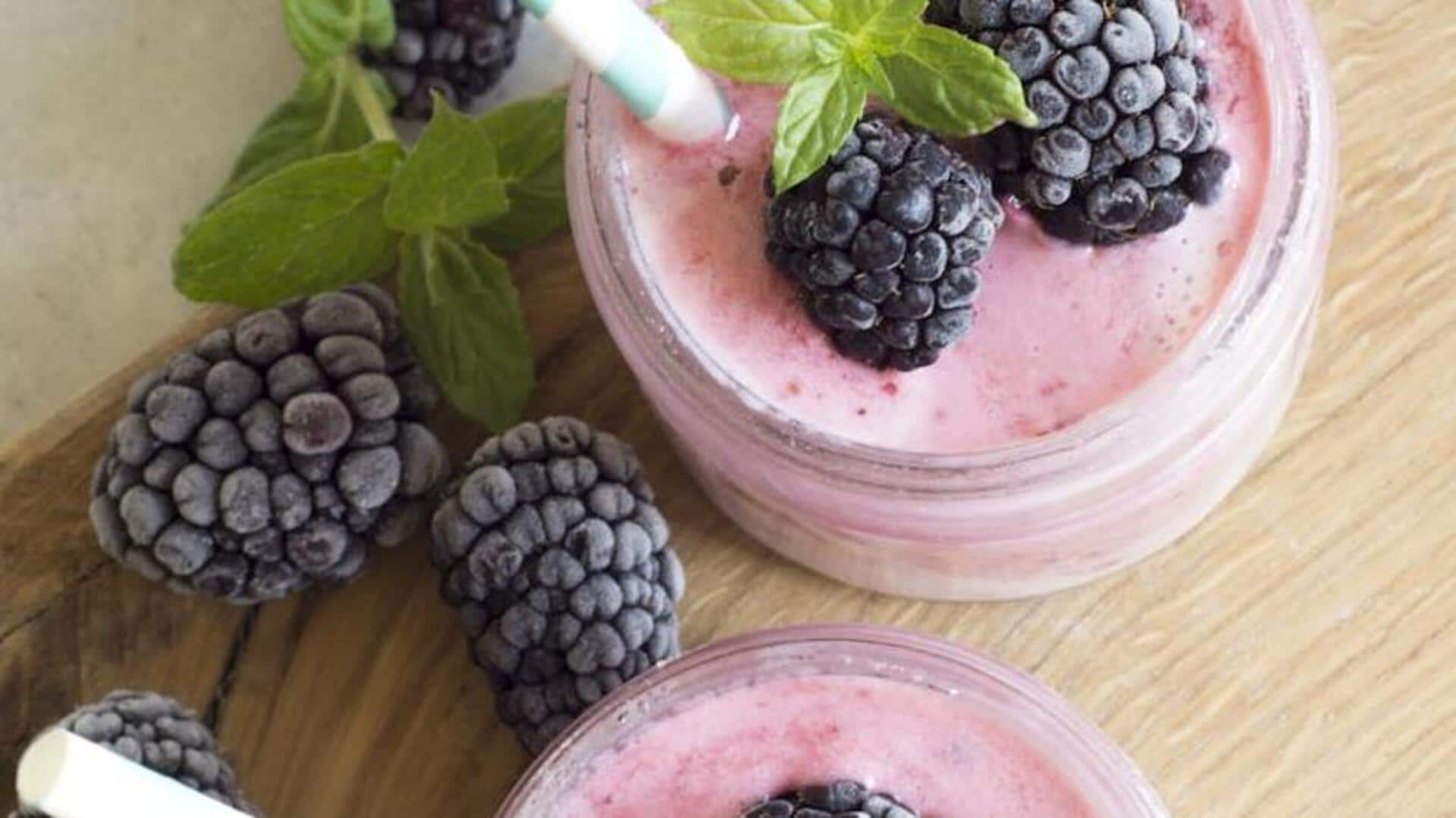 Boost your health with blueberry vegan smoothies