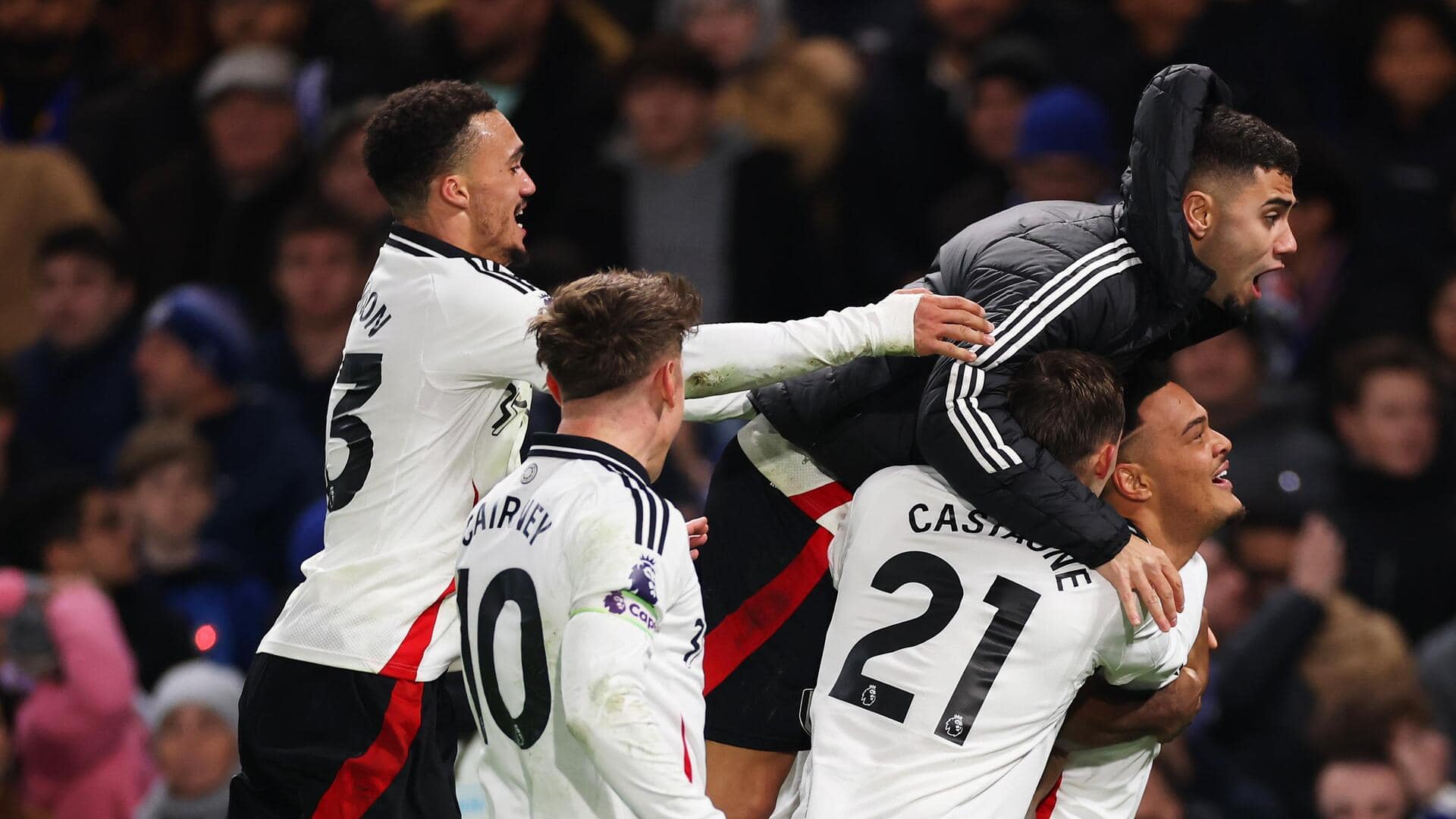 Fulham stun Chelsea with first Stamford Bridge win since 1979