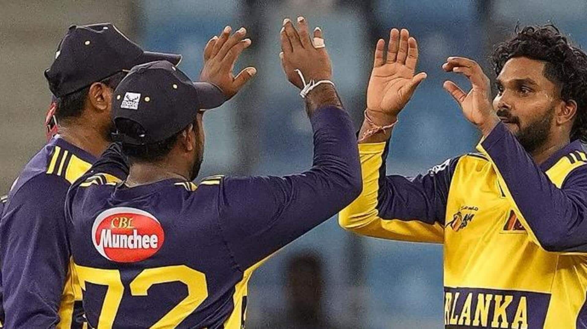 Asia Cup: Sri Lanka survive Hong Kong scare in Dubai