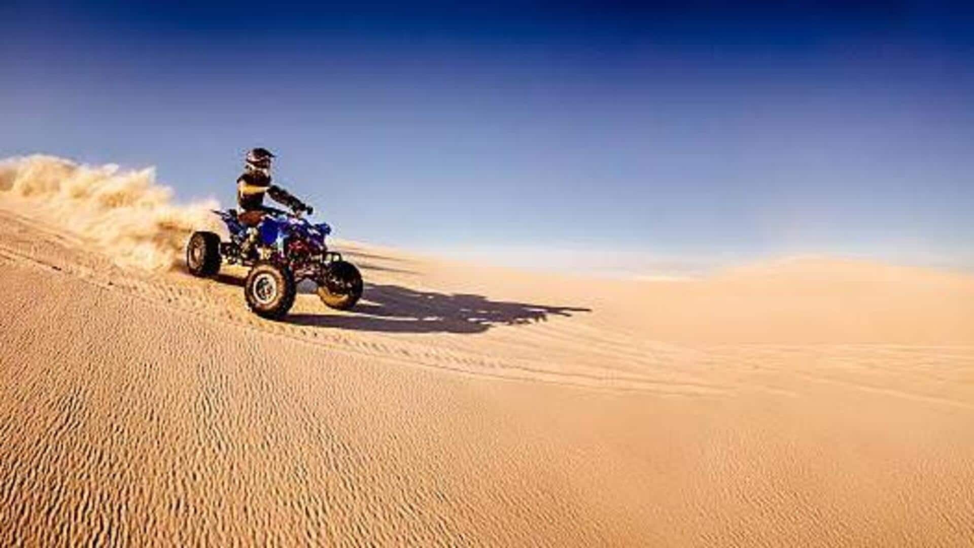Explore Egypt's desert on a quad bike ride 