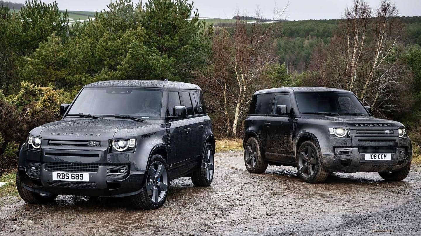 2022 Land Rover Defender, with a 518hp V8 engine, unveiled