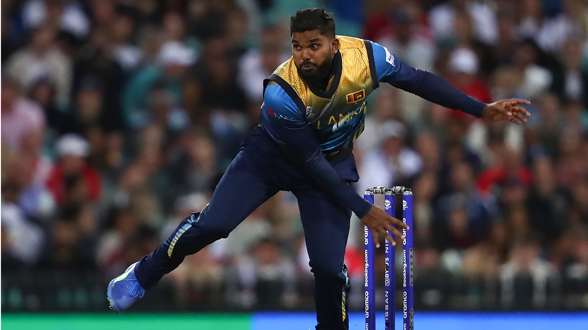 Wanindu Hasaranga claims maiden hat-trick in Lanka Premier League: Stats